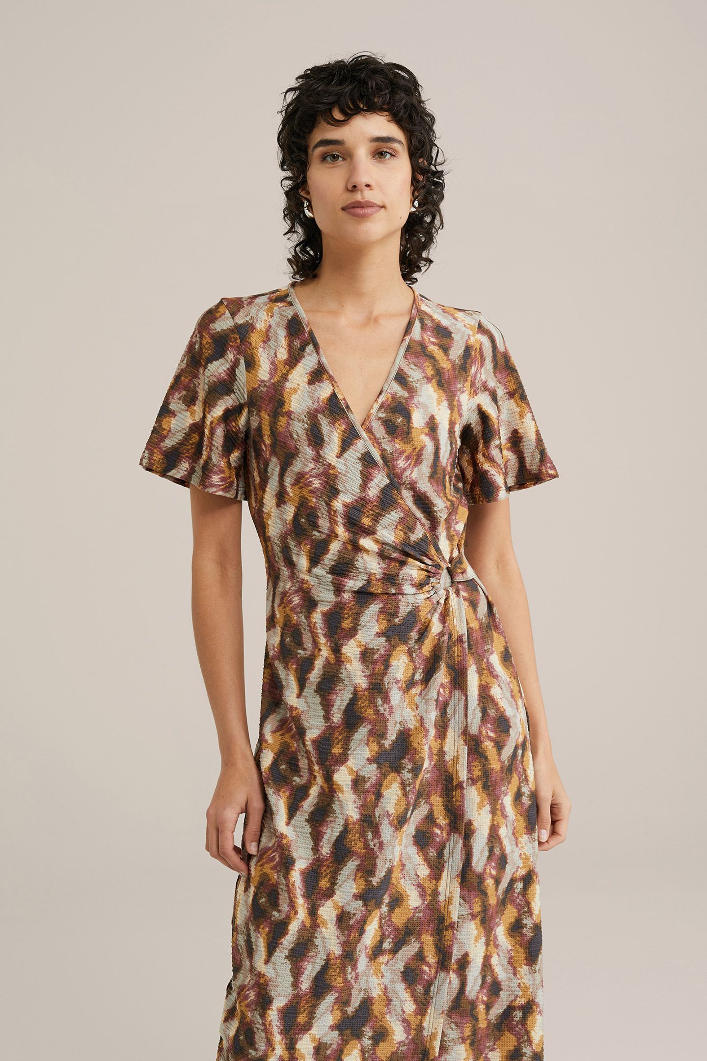 DRESS MID LENGTH YELLOW 4