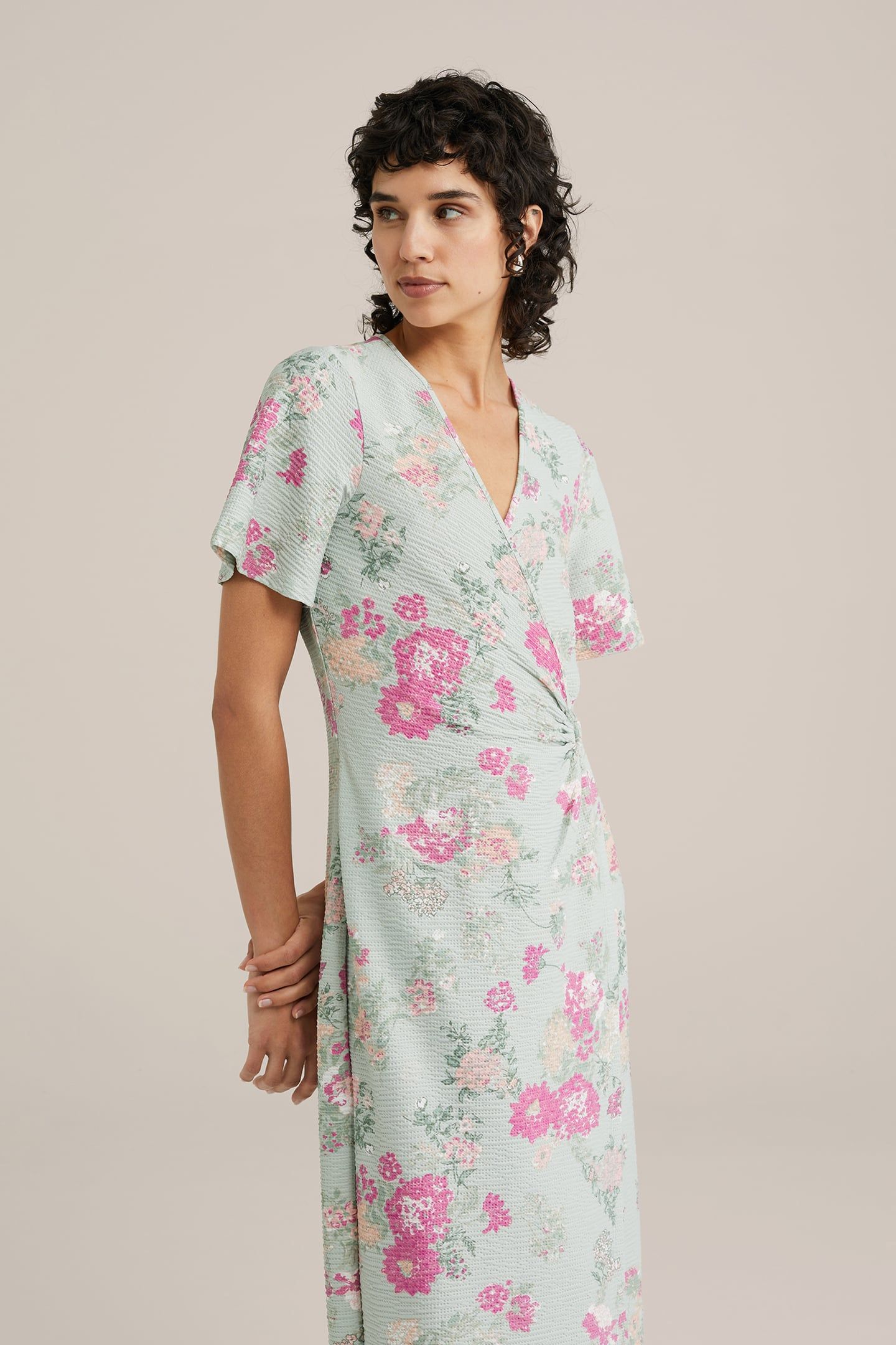 DRESS MID LENGTH MINT GREEN 4