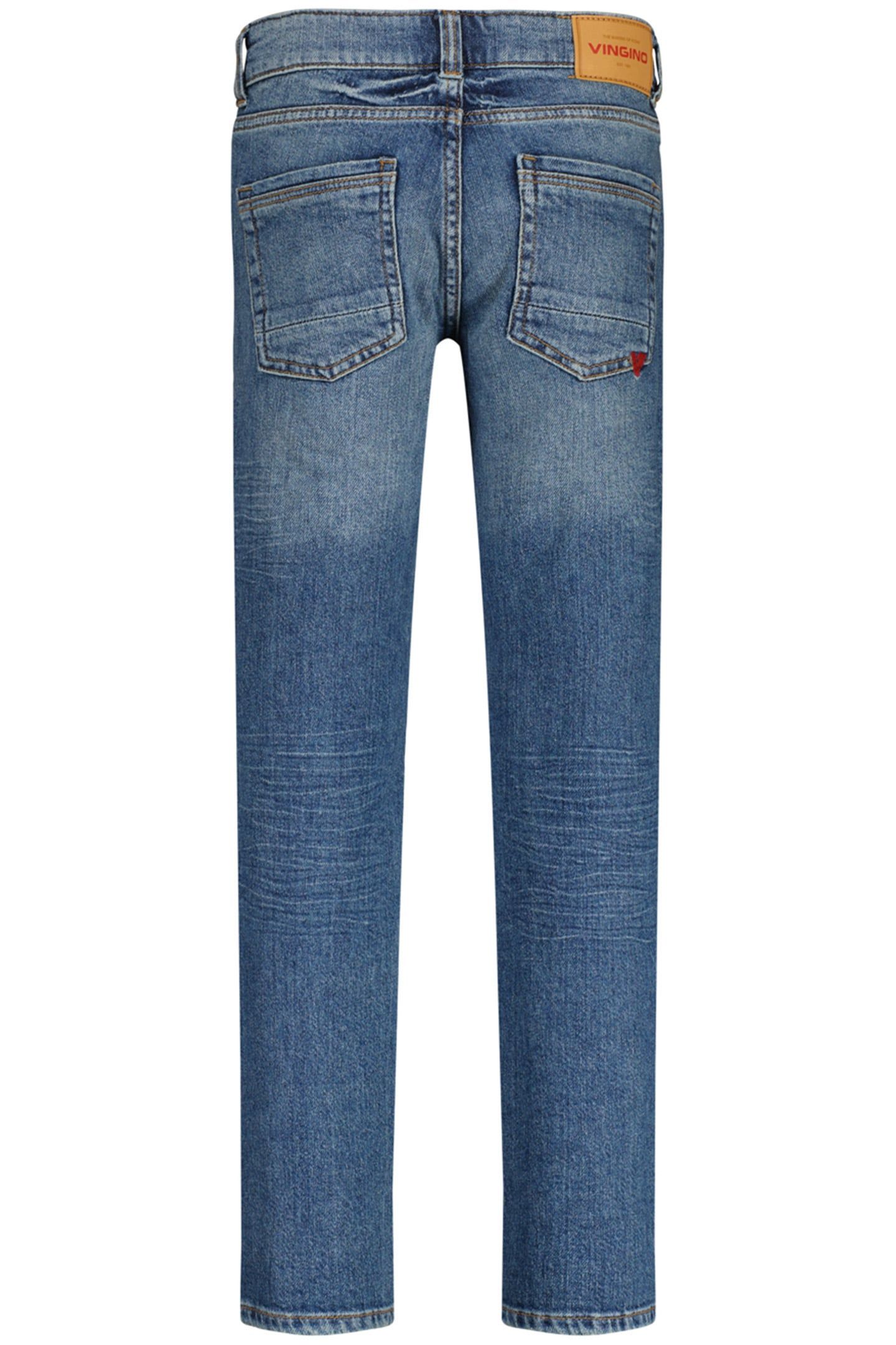 BOYS BRENT JEANS MID BLUE STONE 4