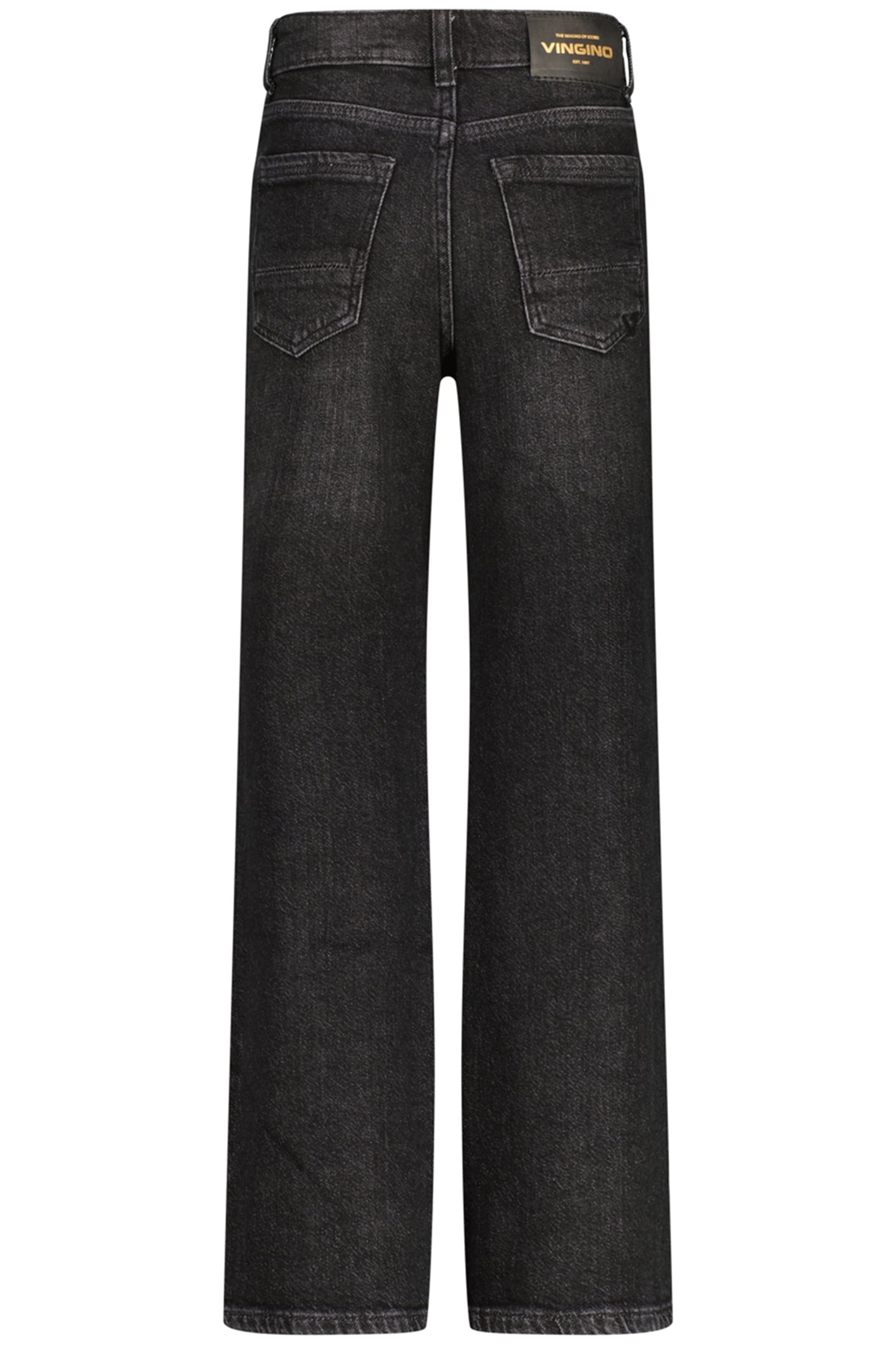 GIRLS CECILE JEANS BLACK DENIM 4