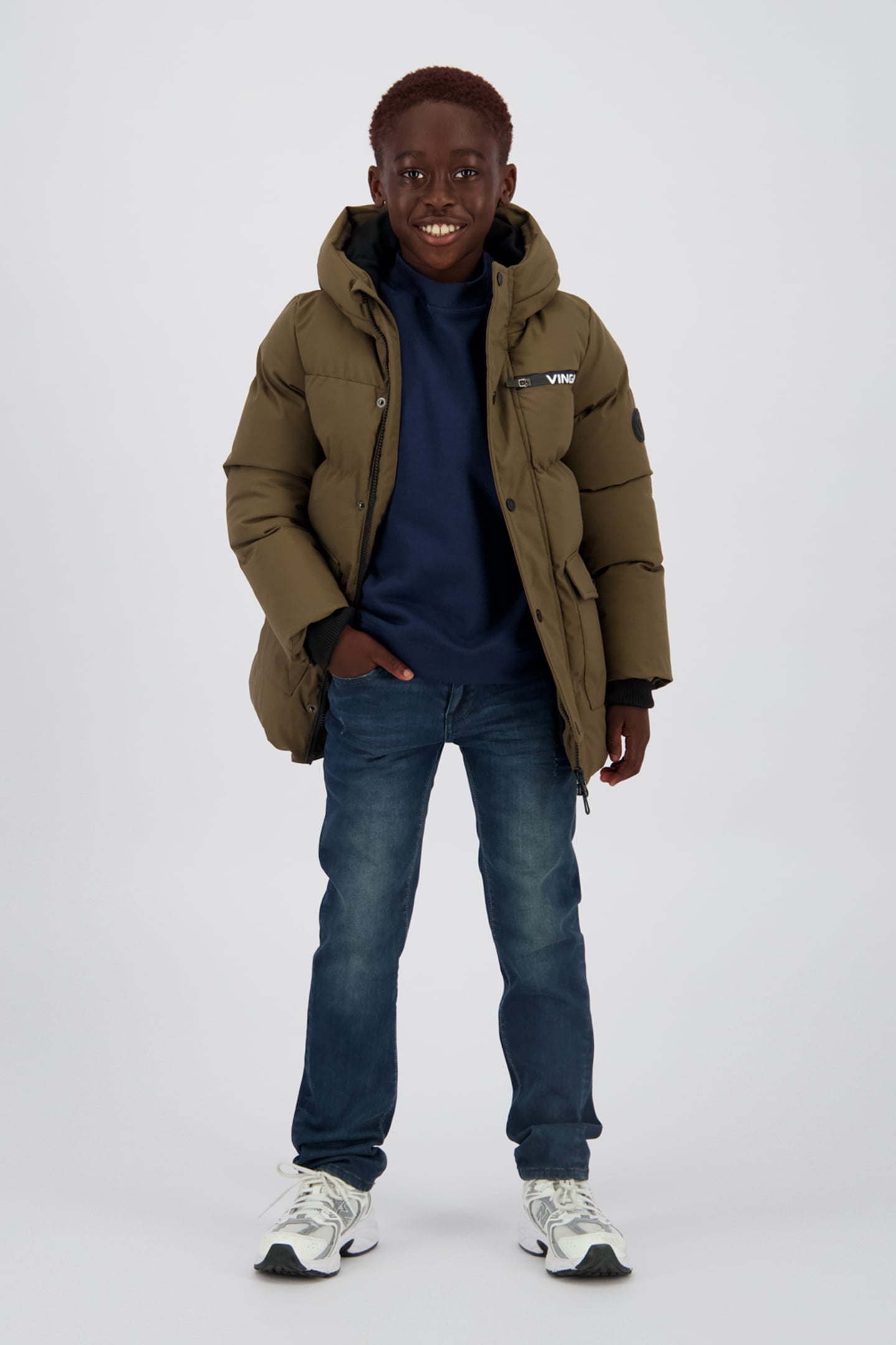 BOYS TANSO JACKET OUTDOOR DARK BROWN 1