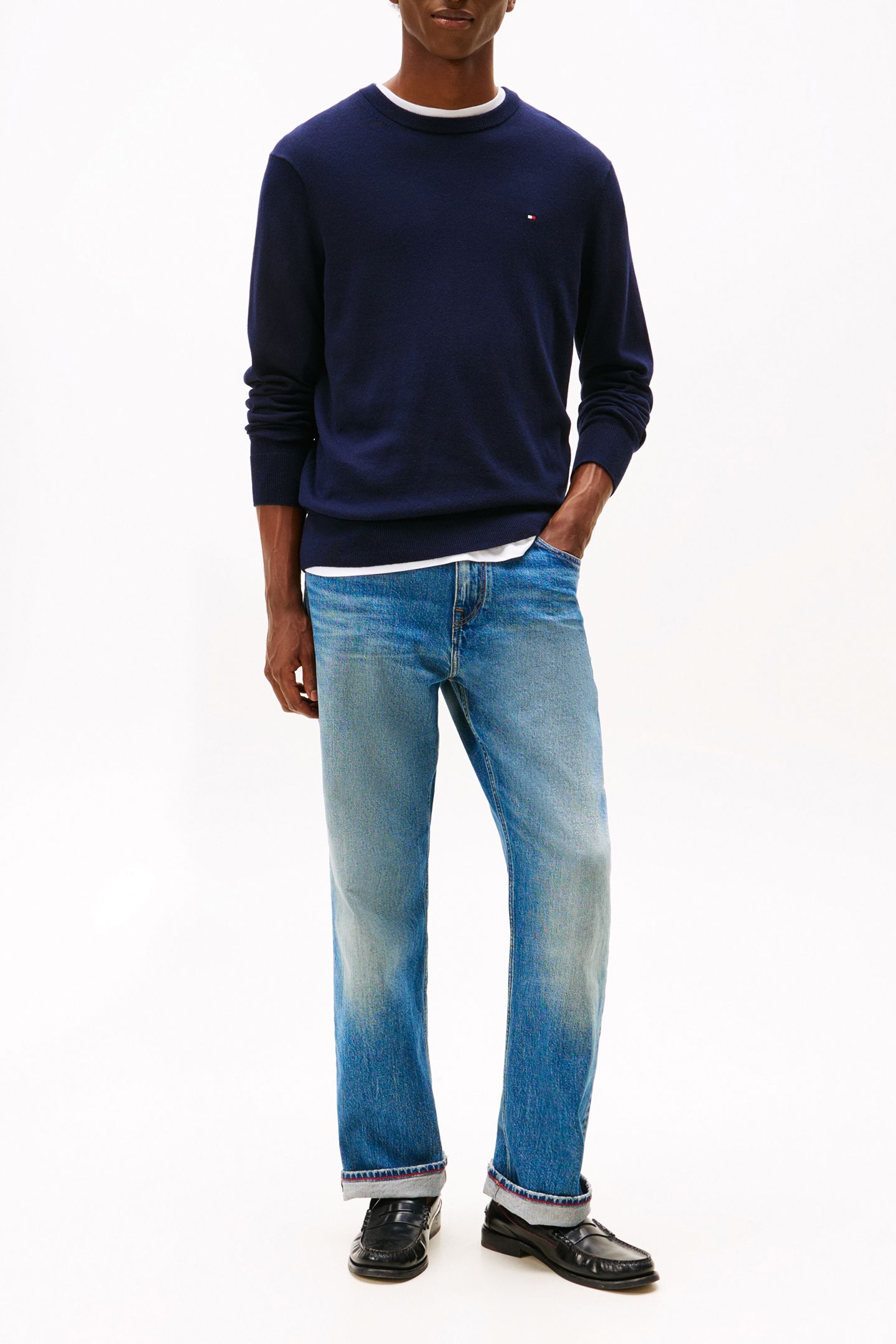 PIMA ORGANIC COTTON CASHMERE JUMPER DESERT SKY 2