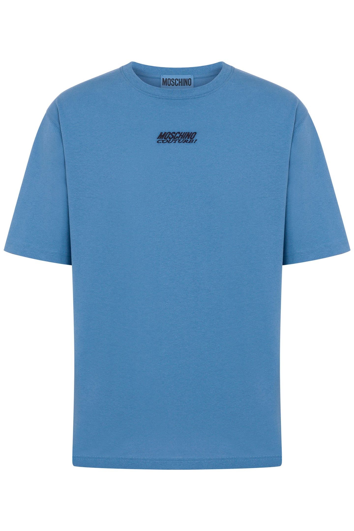 T-SHIRT LOGO EMBROIDERY BLUE 3