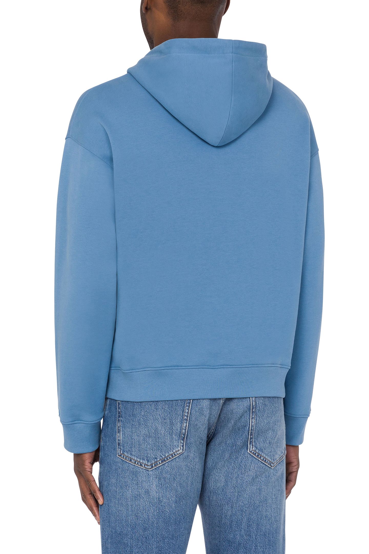 DRAWN TEDDY BEAR HOODIE BLUE 2