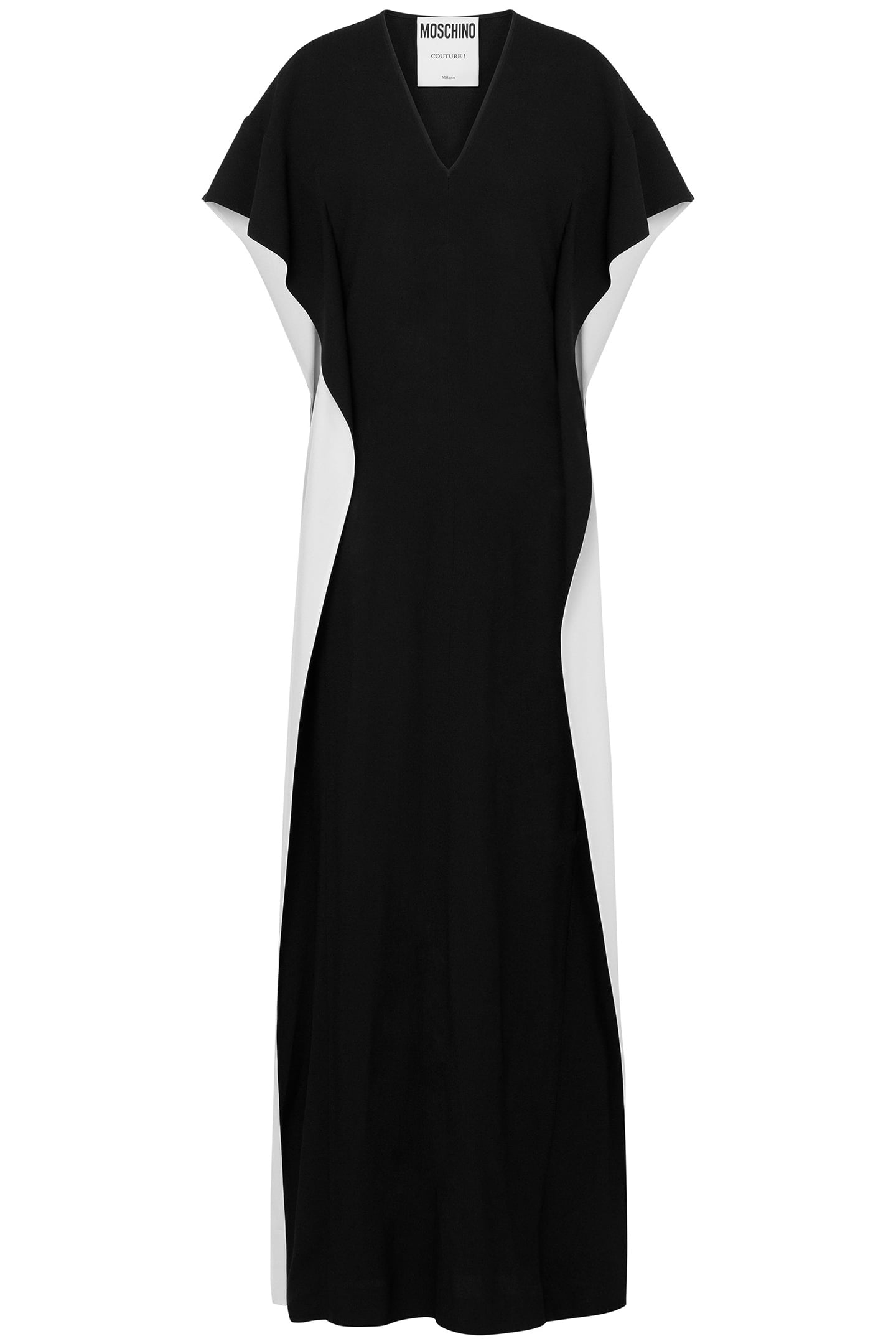 LONG DRESS IN ENVER SATIN BLACK 3