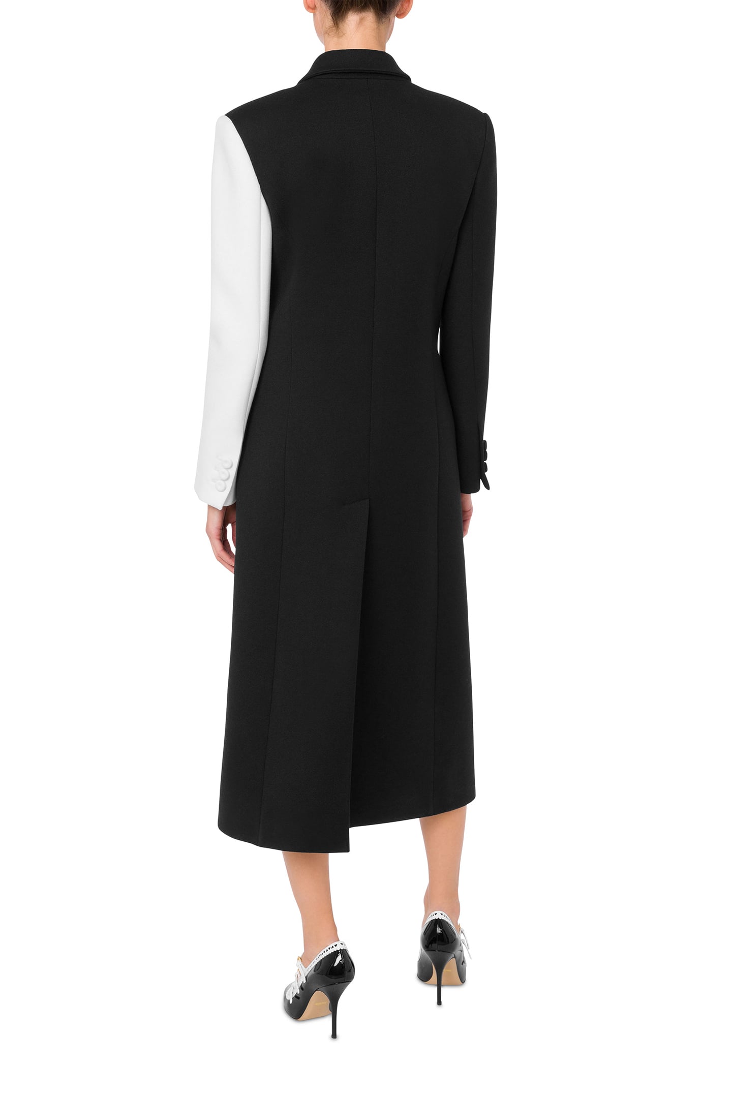 BALCK AND WHITE COAT BLACK 2