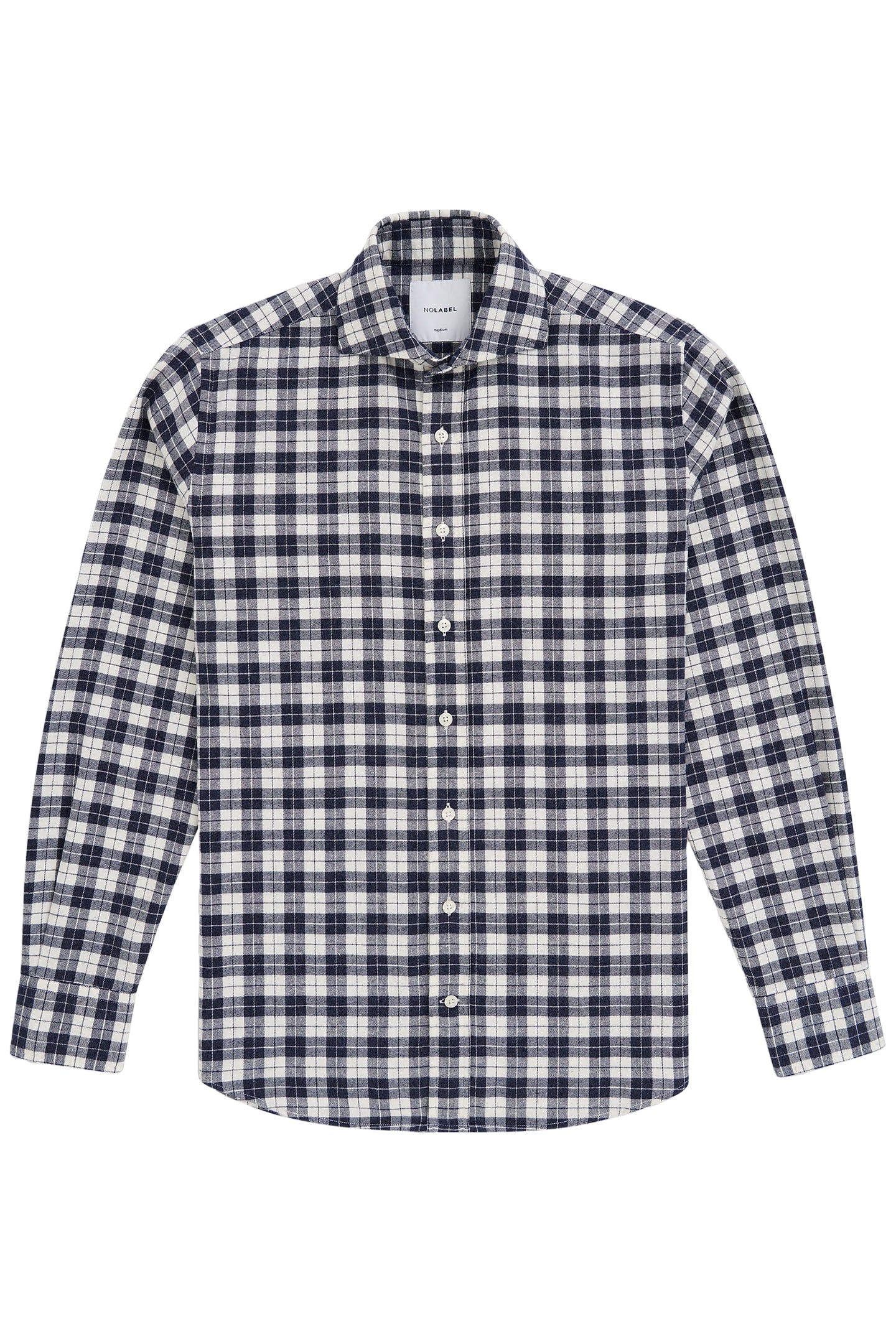 SPECIALIST CHECKED BRUSHED COTTON NAVY 2