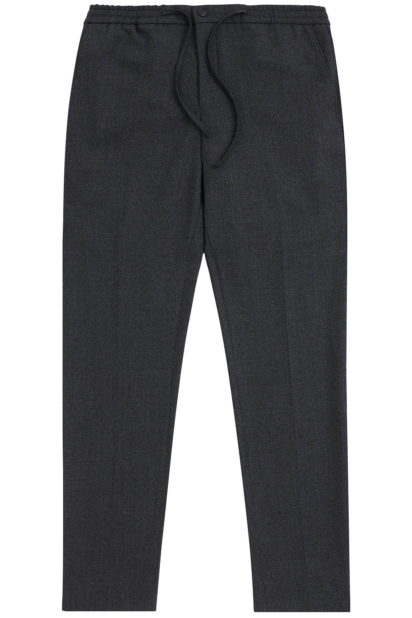 MONTREAL WASHABLE FLANNEL WOOL-STRETCH DARK GREY 2
