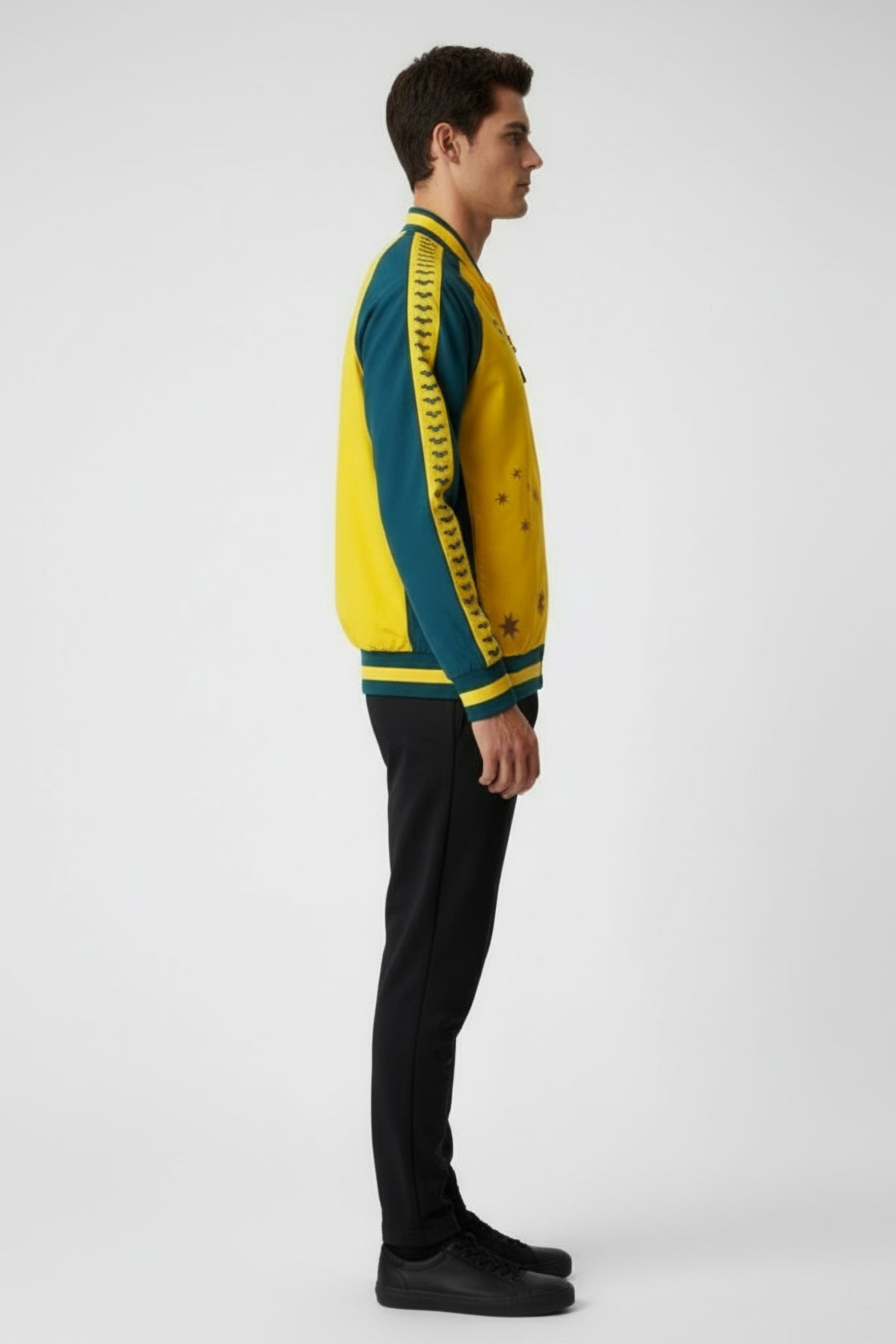UNISEX AUS JACKET PANEL GOLD-GREEN 3