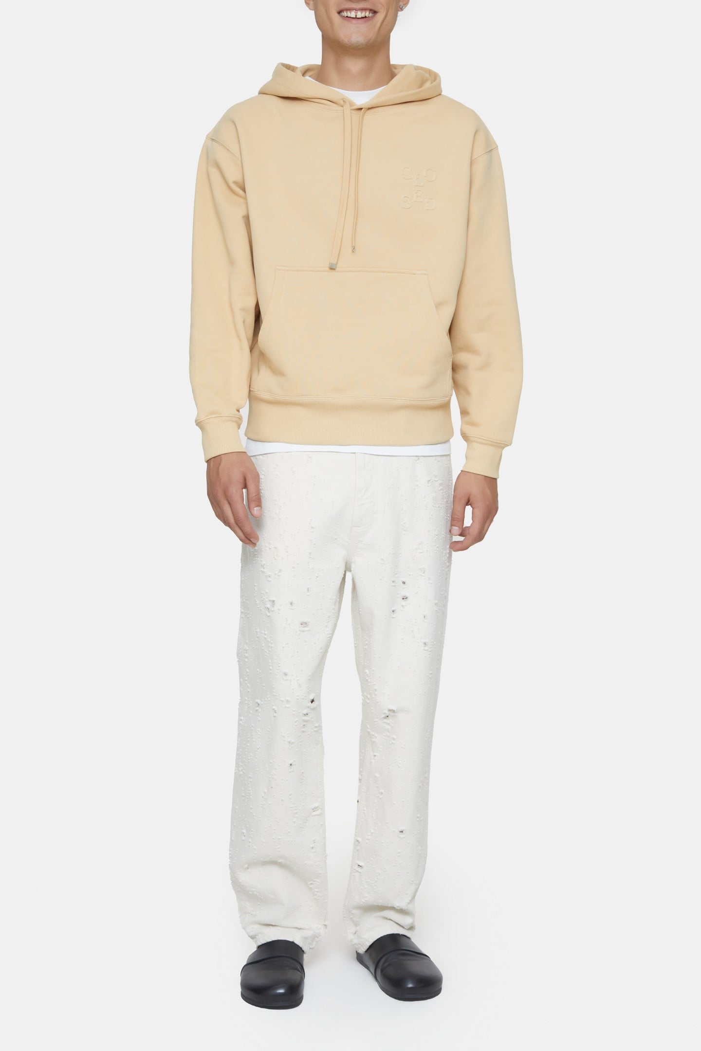 BOXY HOODIE T-SHIRTS HAY YELLOW 3