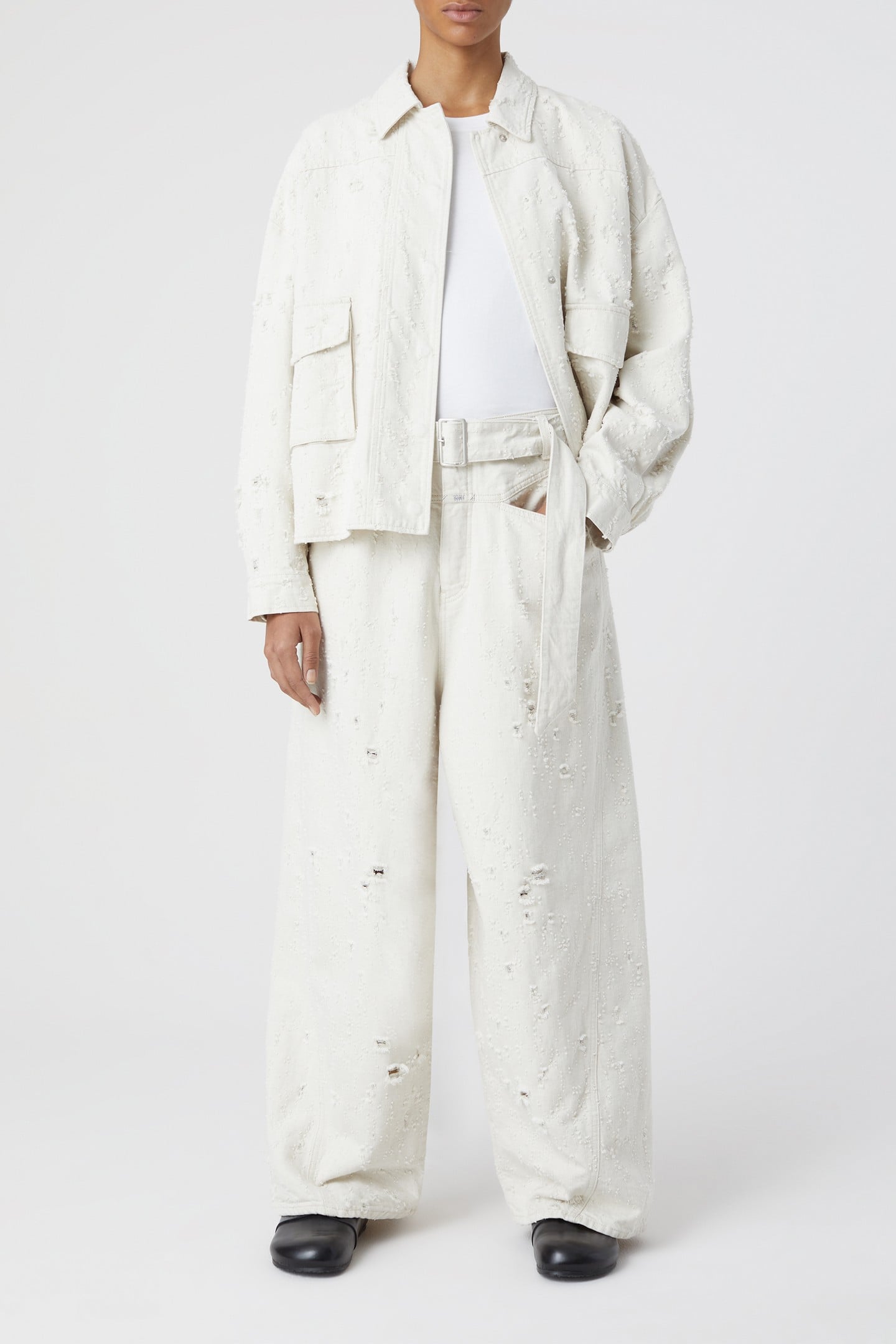 BAGGY-X JEANS CREME 1