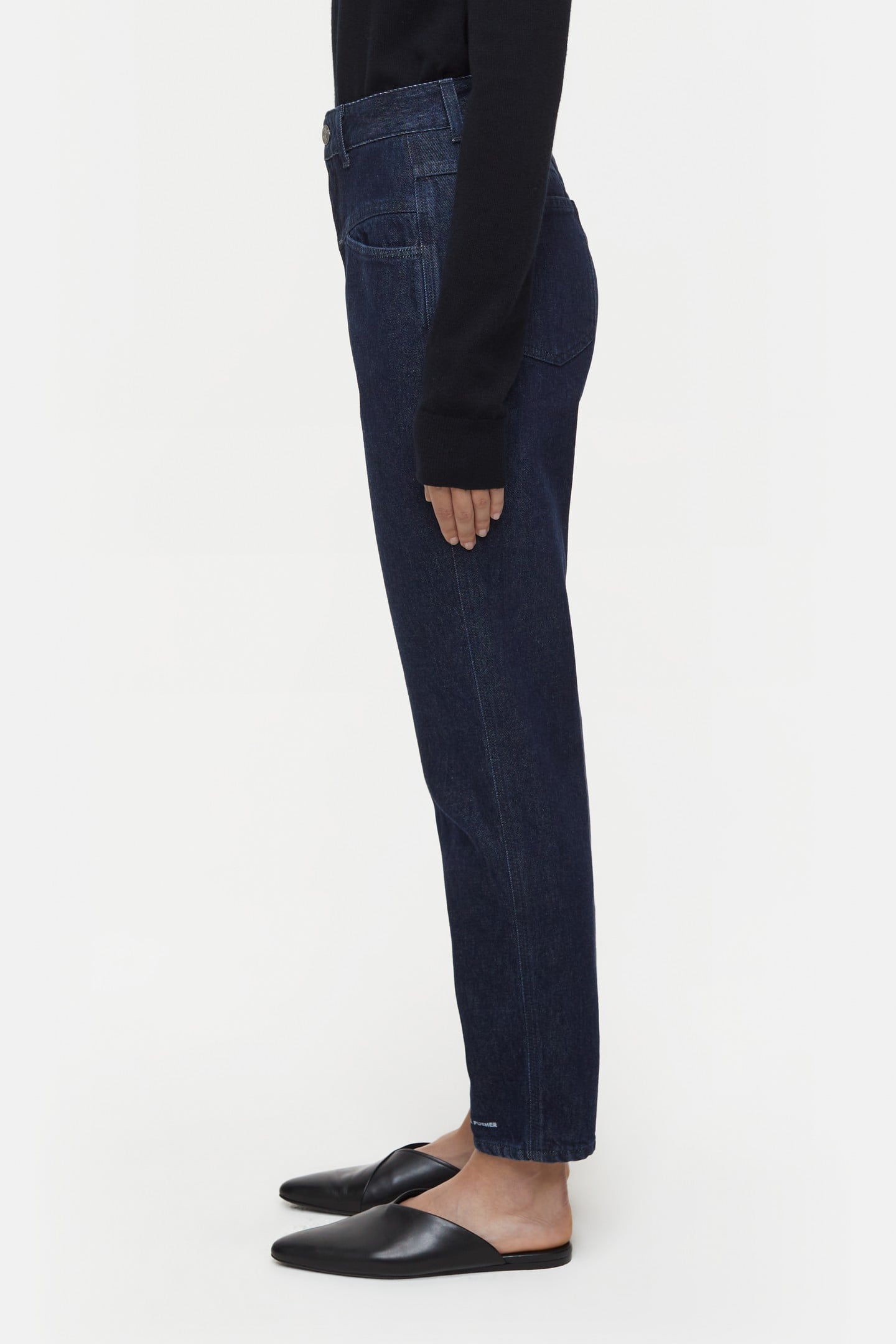 PEDAL PUSHER JEANS DARK BLUE 5