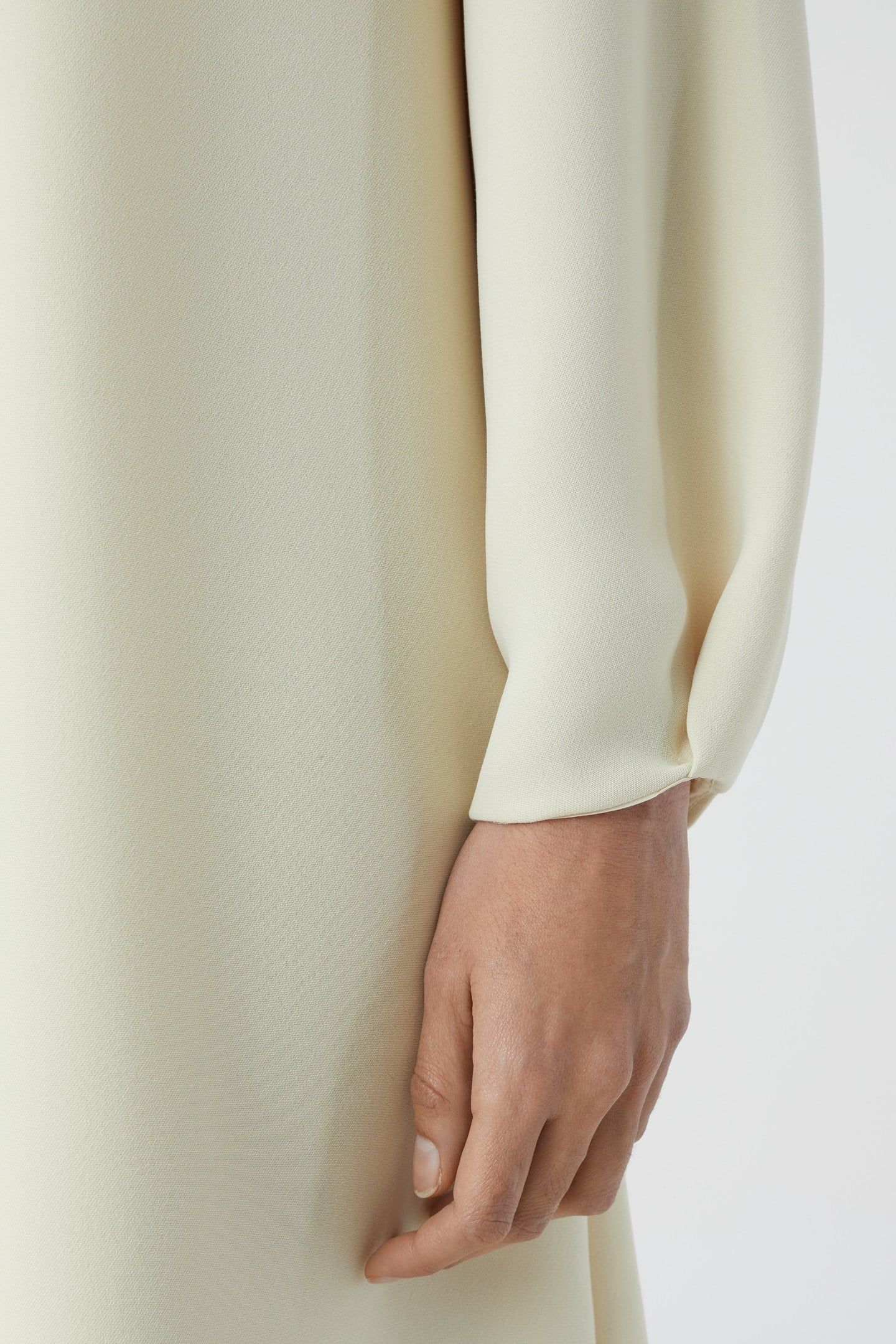 DEEP NECK LONG SLEEVE DRESS SHELL 8