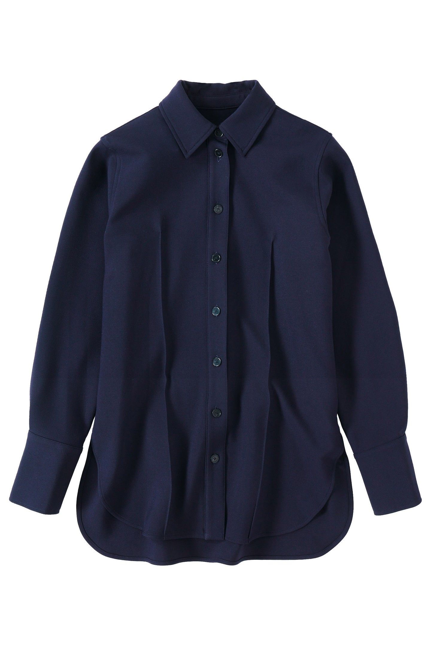 PINTUCK SHIRT BASIC SHIRTS & BLOUSES DARK NIGHT 4