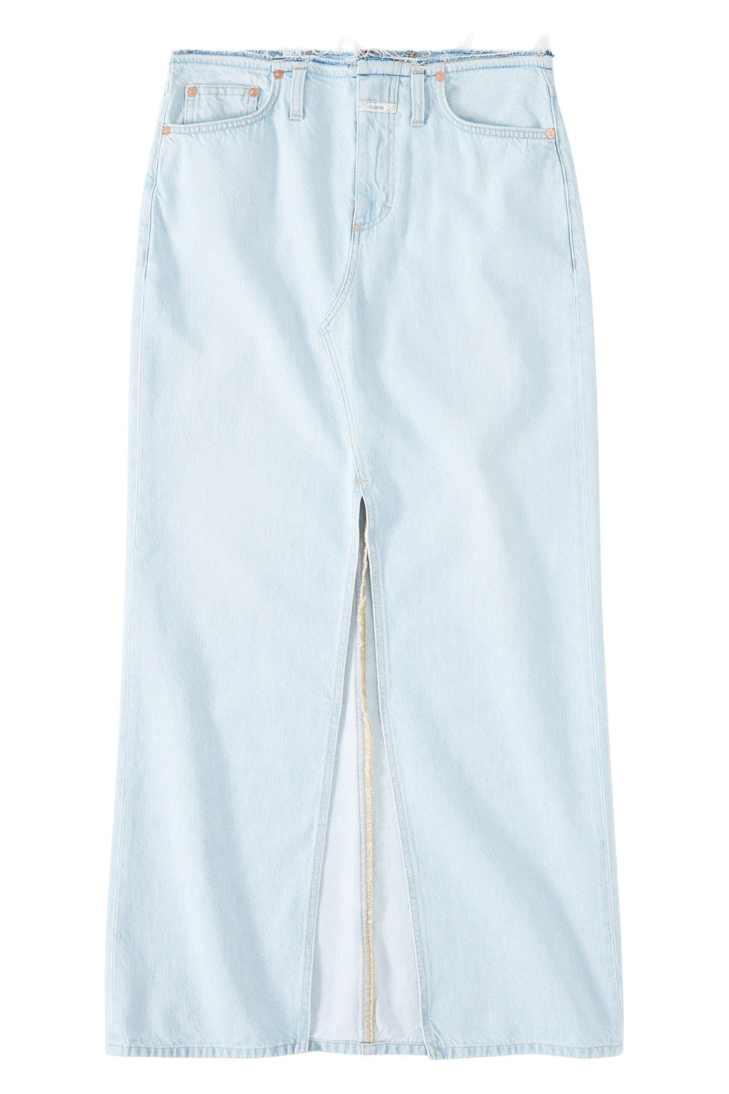 LONG 5-POCKET SKIRT LIGHT BLUE 4
