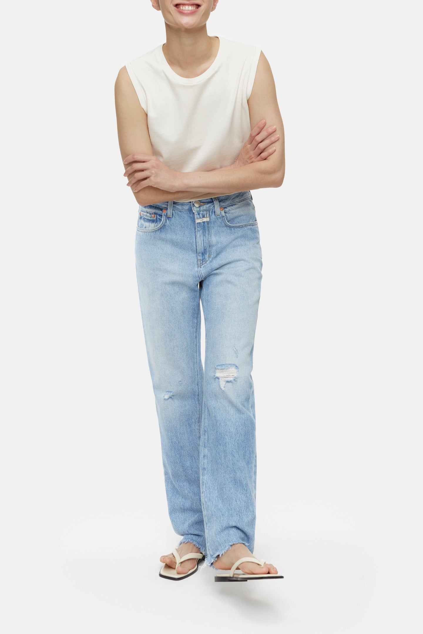 T-SHIRT SLEEVELESS T-SHIRTS LIMESTONE 1