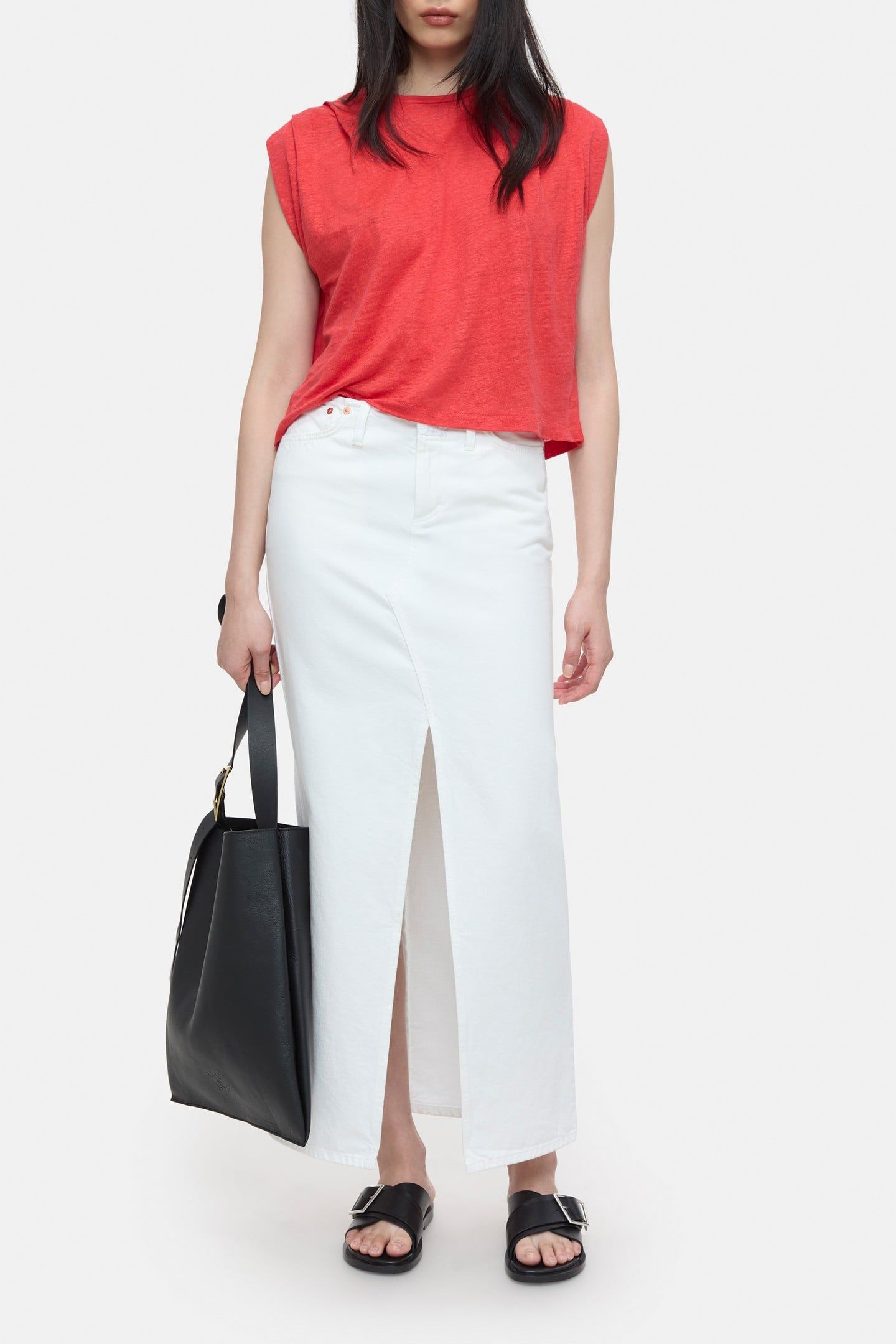 PLEATED SLEEVELESS T-SHIRTS ARRABBIATA 2