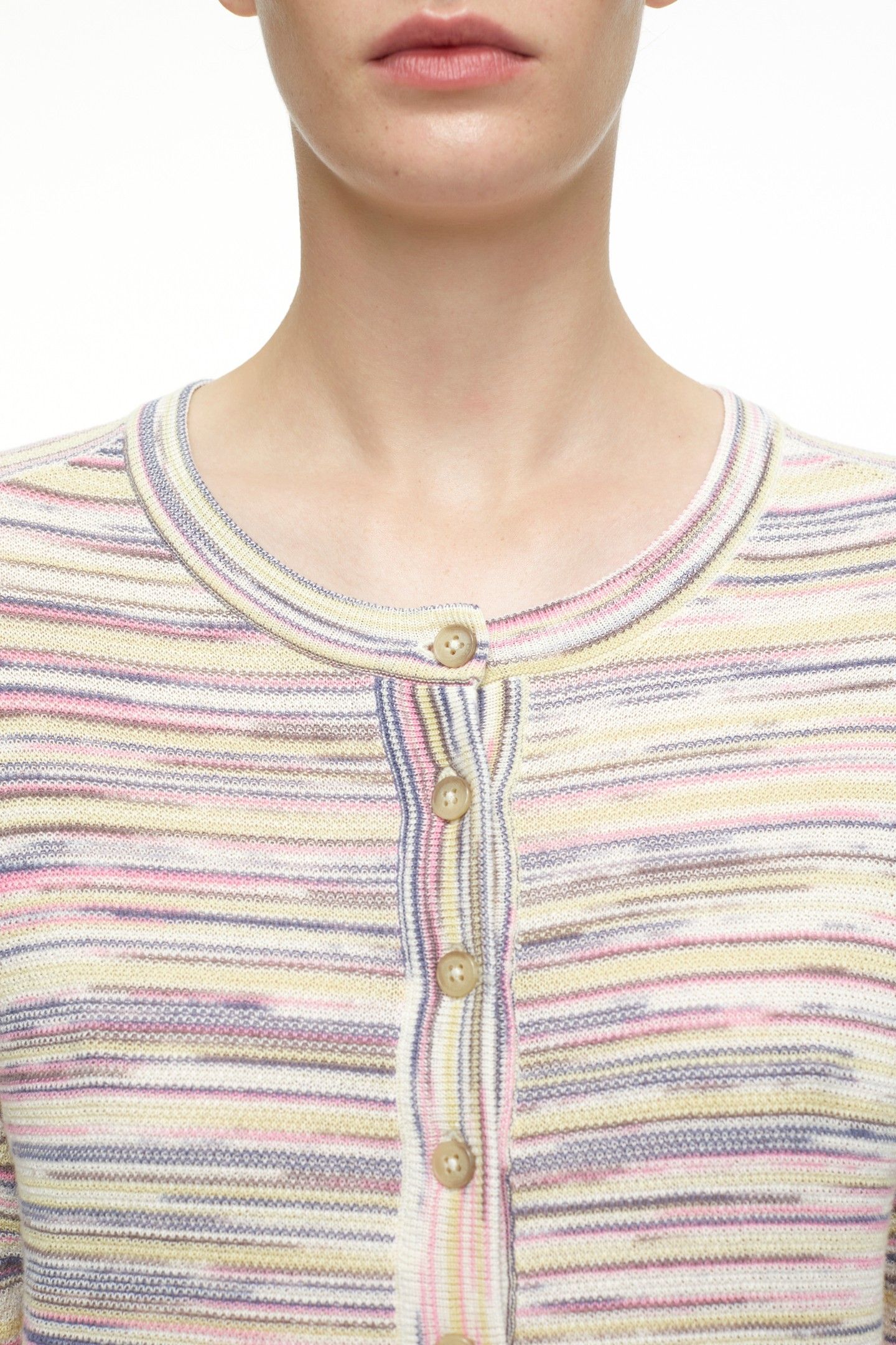 HENLEY SHORT SLEEVE KNITS MULTI COLOUR 6
