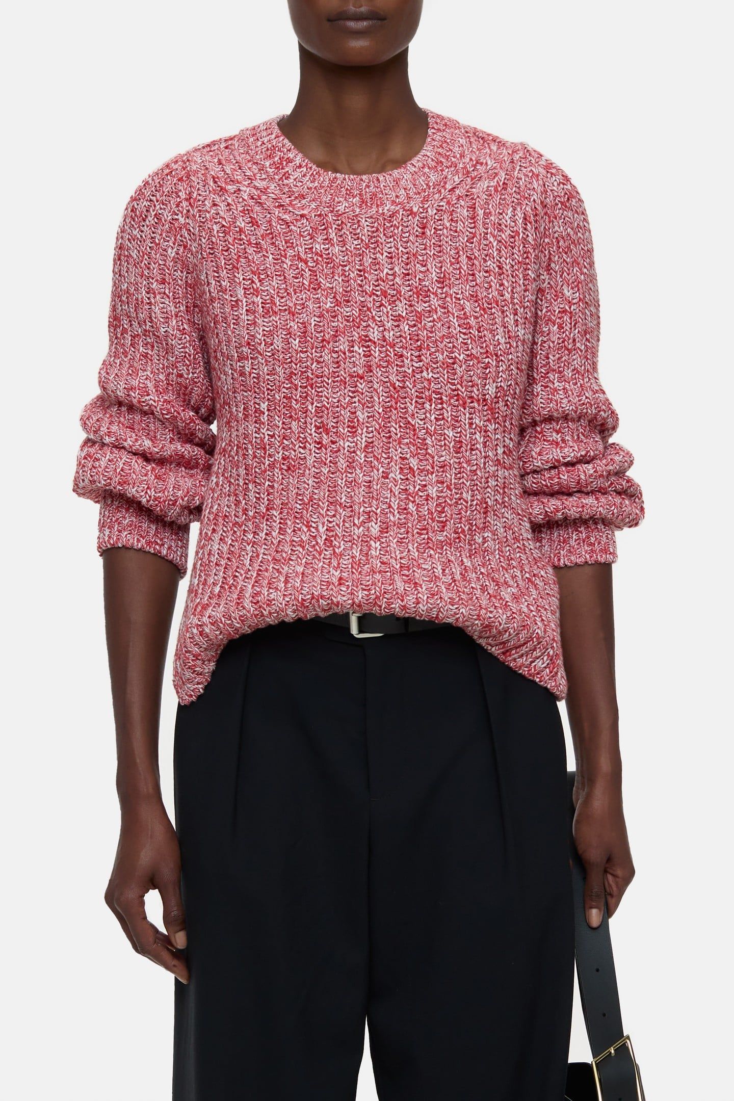 CREW NECK LONG SLEEVE KNITS ARRABBIATA 1