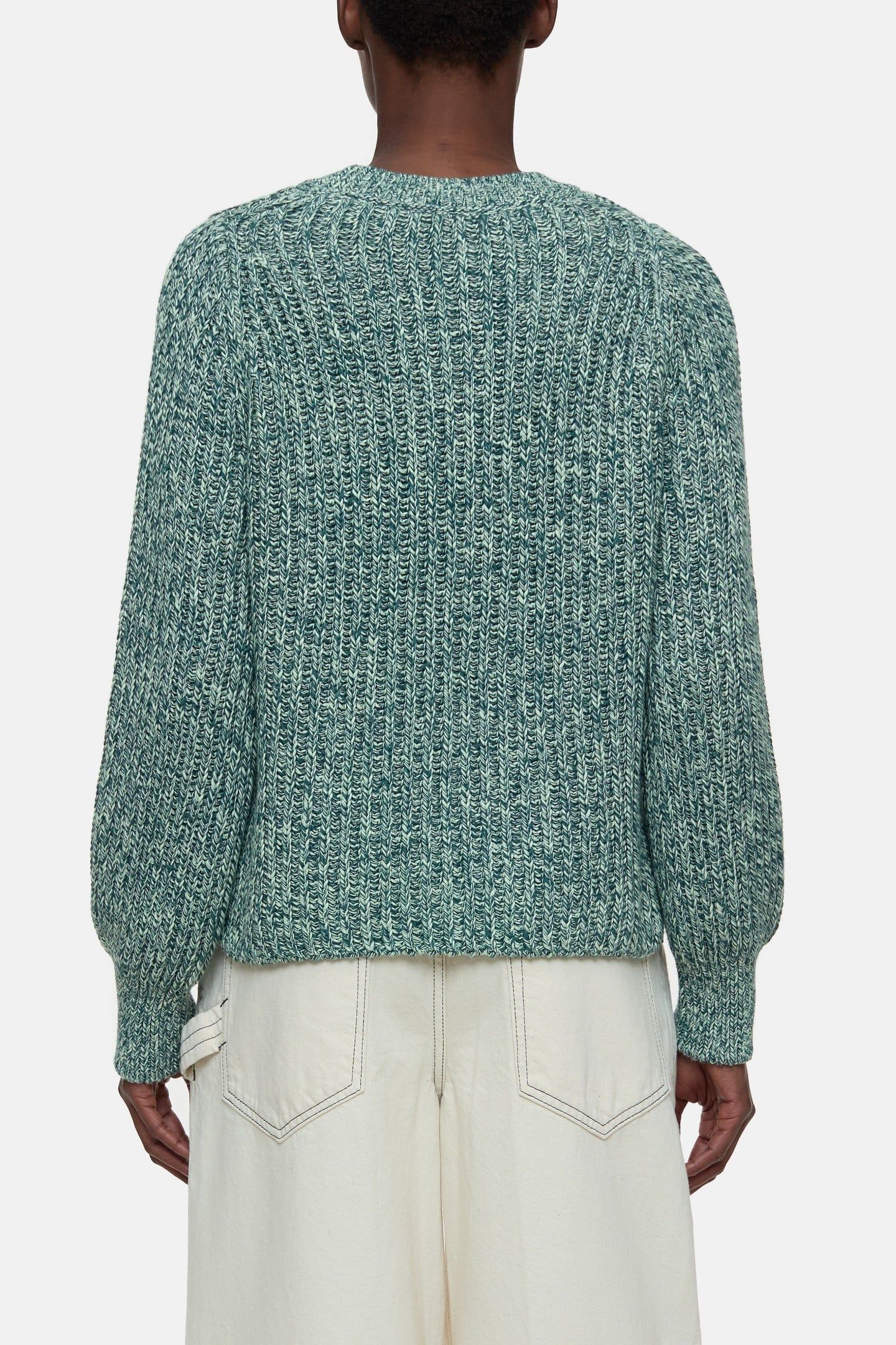 CREW NECK LONG SLEEVE KNITS MIDNIGHT LAKE 2
