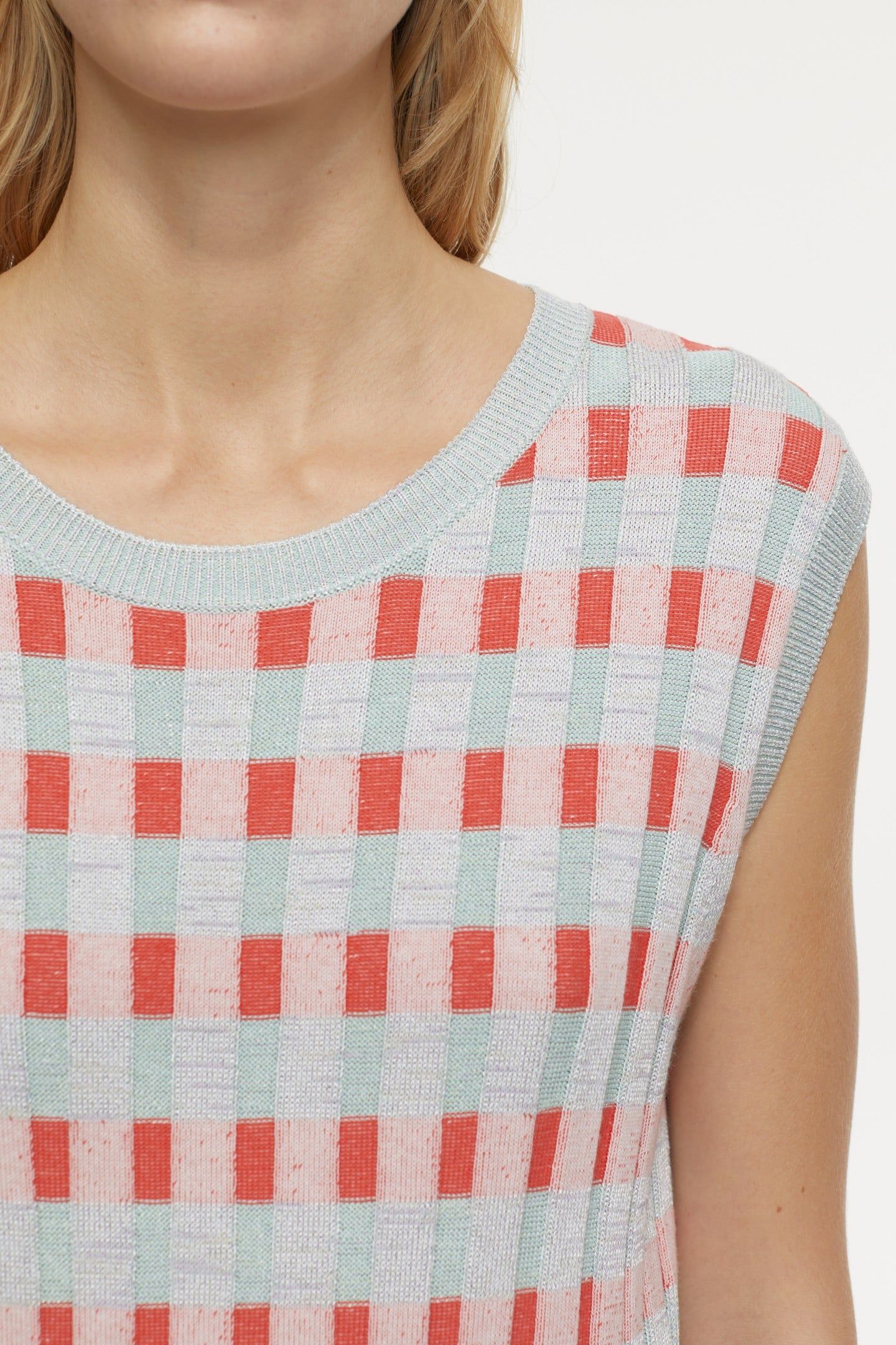 SLEEVELESS RIB DRESS MULTI COLOUR 5