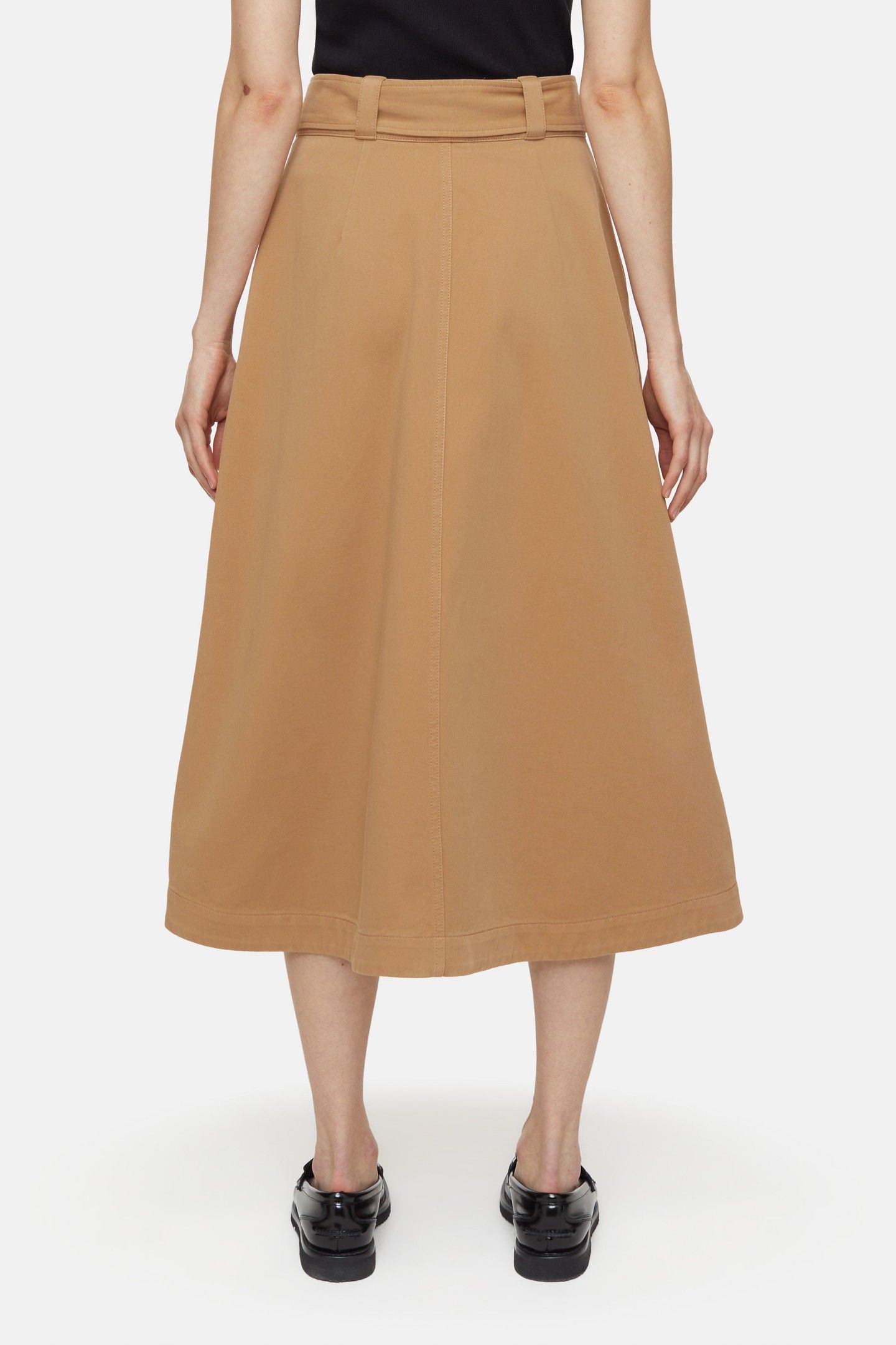 TRENCH SKIRT BISCOTTI BROWN 4