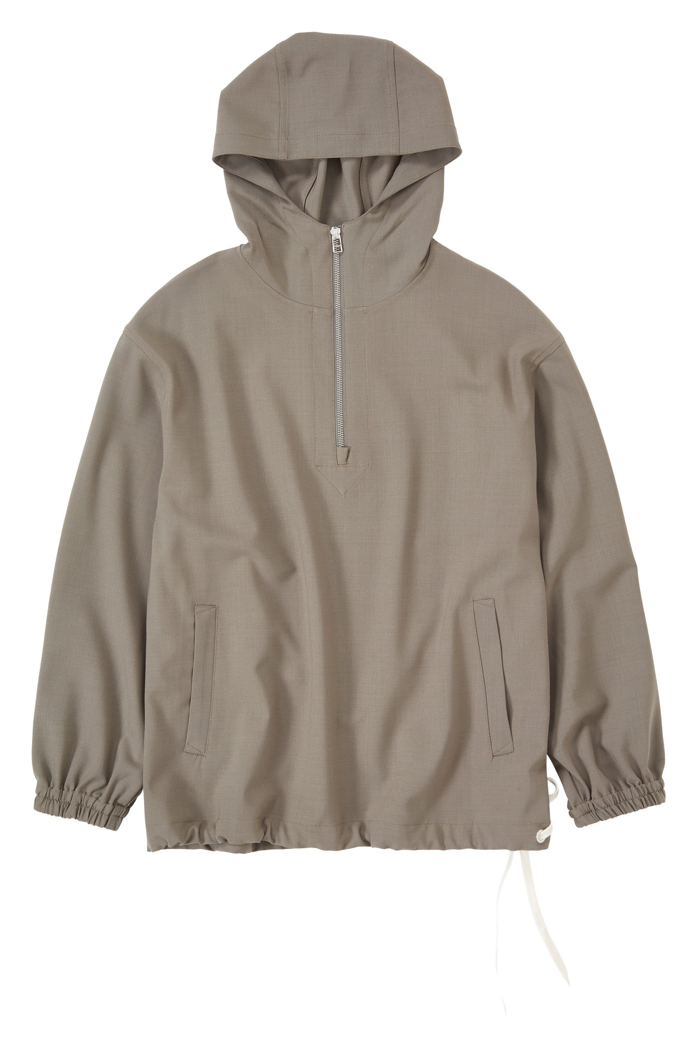 WOVEN HOODIE SHIRTS & BLOUSES HERITAGE GREY 4