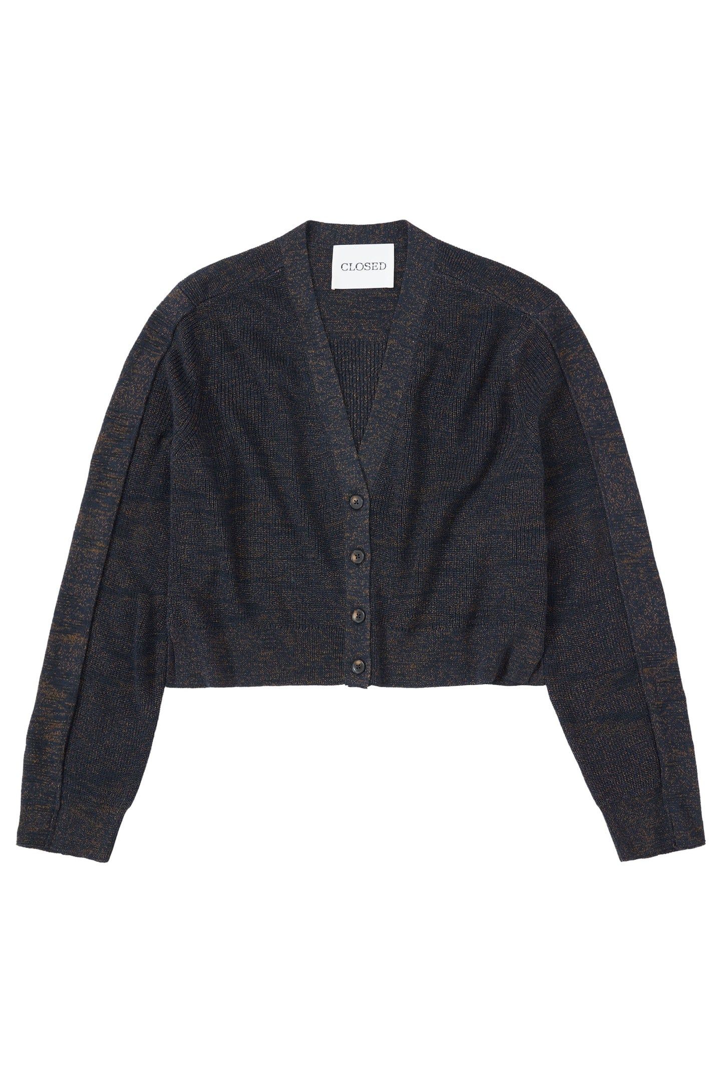 CROPPED CARDIGAN KNITS SMOKEY BLUE 4
