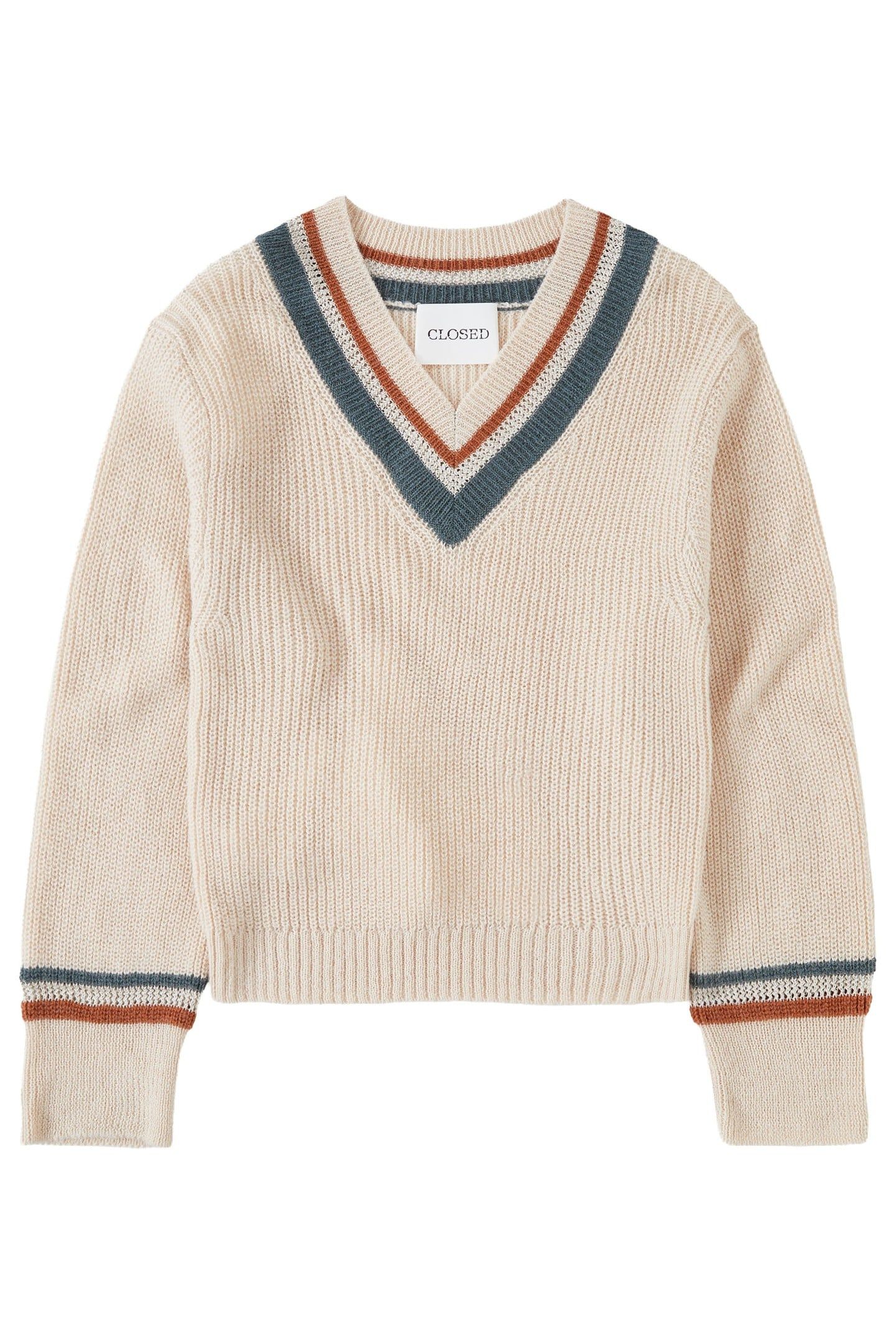 DEEP V-NECK KNITS ALBICOCCA 4