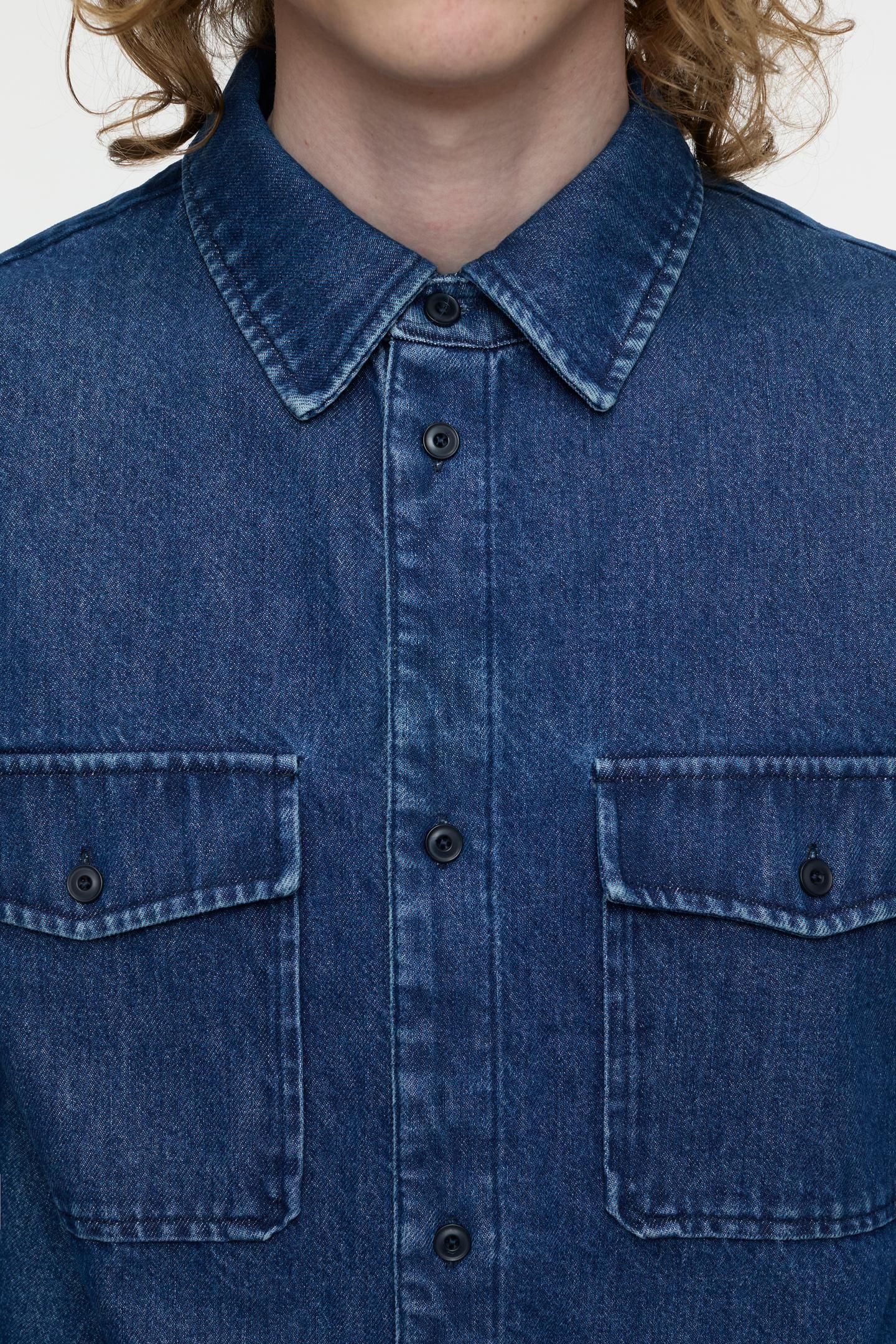 ARMY SHIRT & BLOUSES DARK BLUE 5