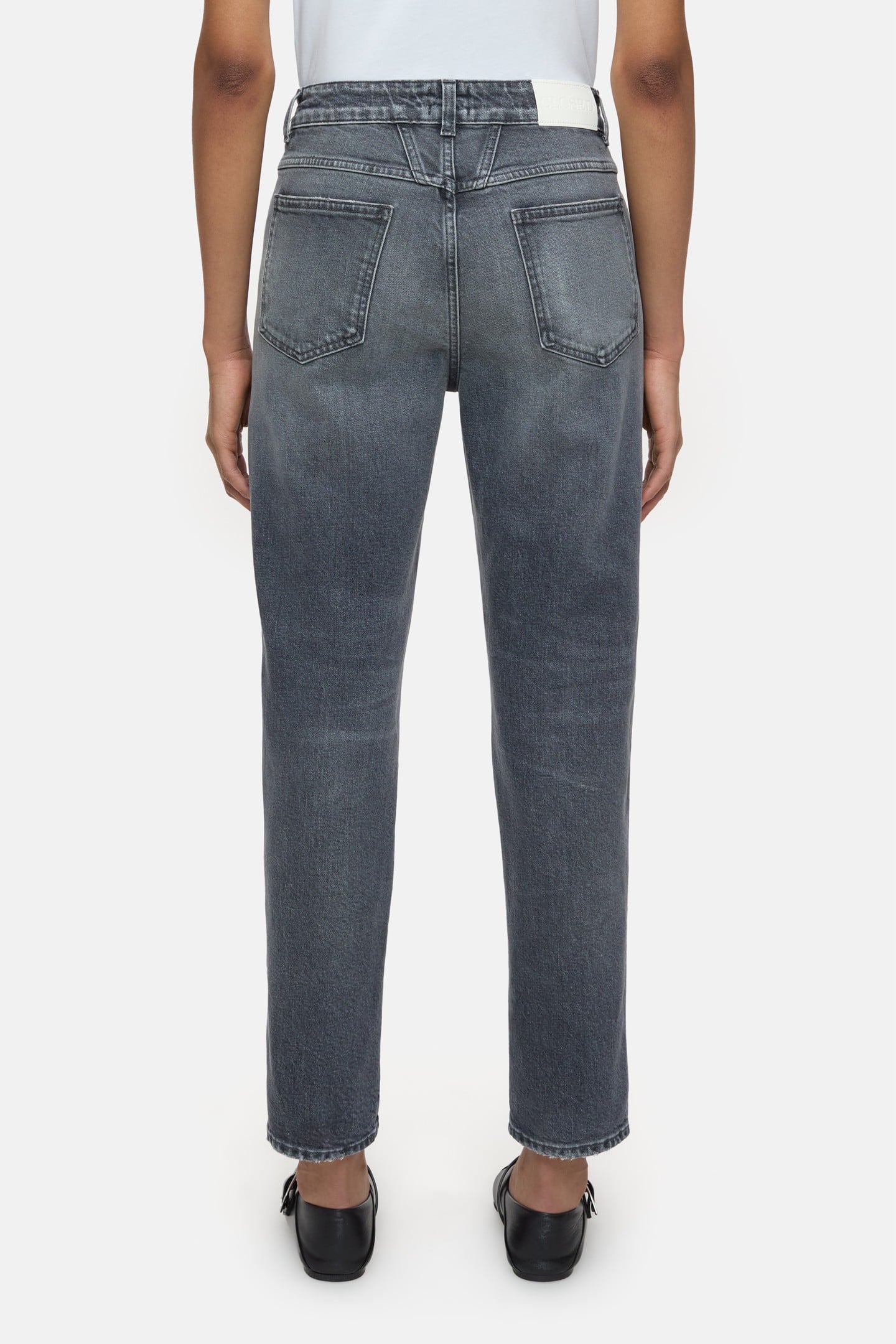 PEDAL PUSHER JEANS MID GREY 2