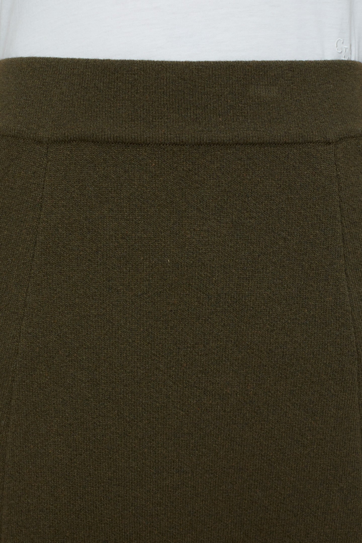 KNIT SKIRT A-LINE SKIRTS VER GREEN 3