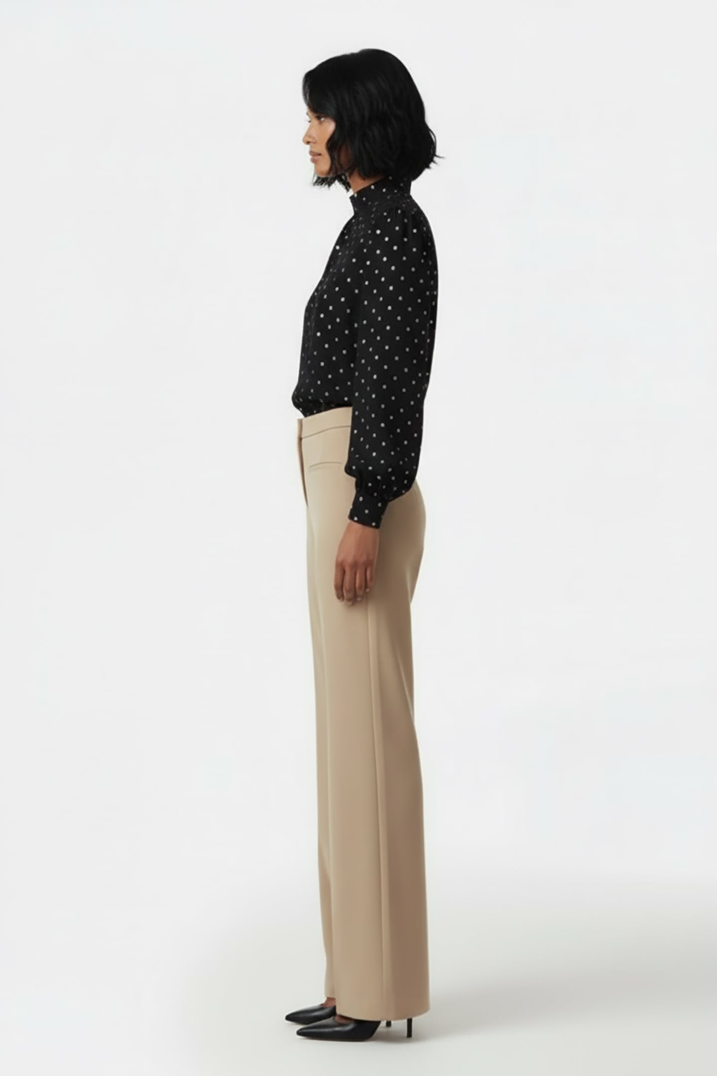 BLOUSE GREY/BLACK 3