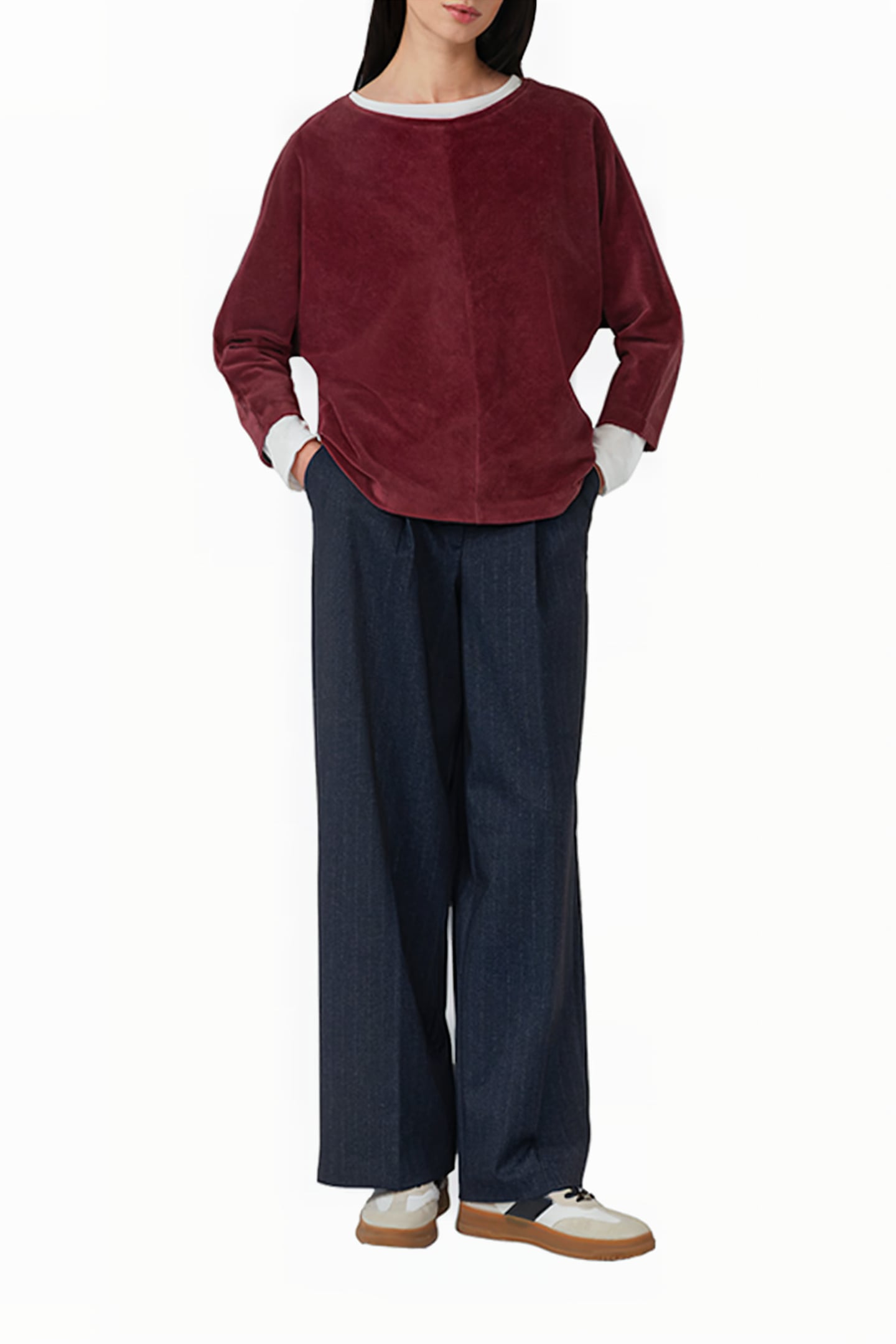 SWEATSHIRTS BURGUNDY 2