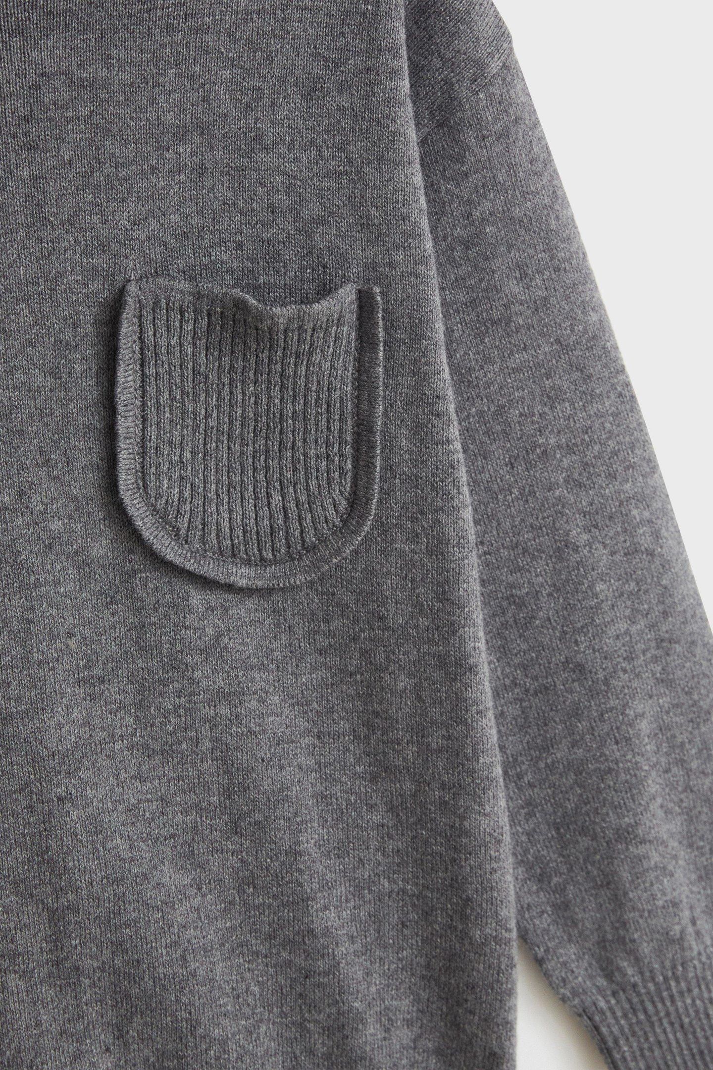 KNITTED COSY SET MID GREY 3