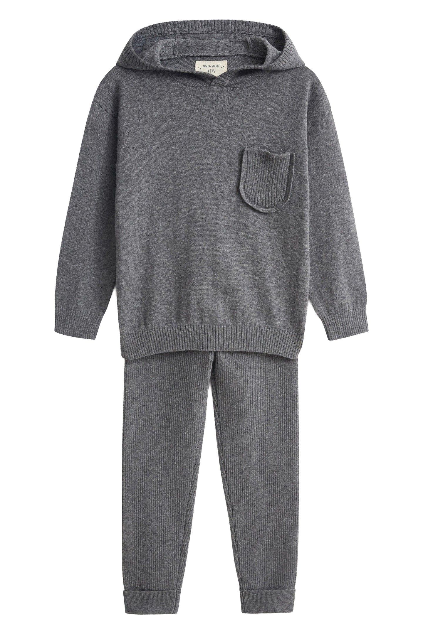 KNITTED COSY SET MID GREY 2