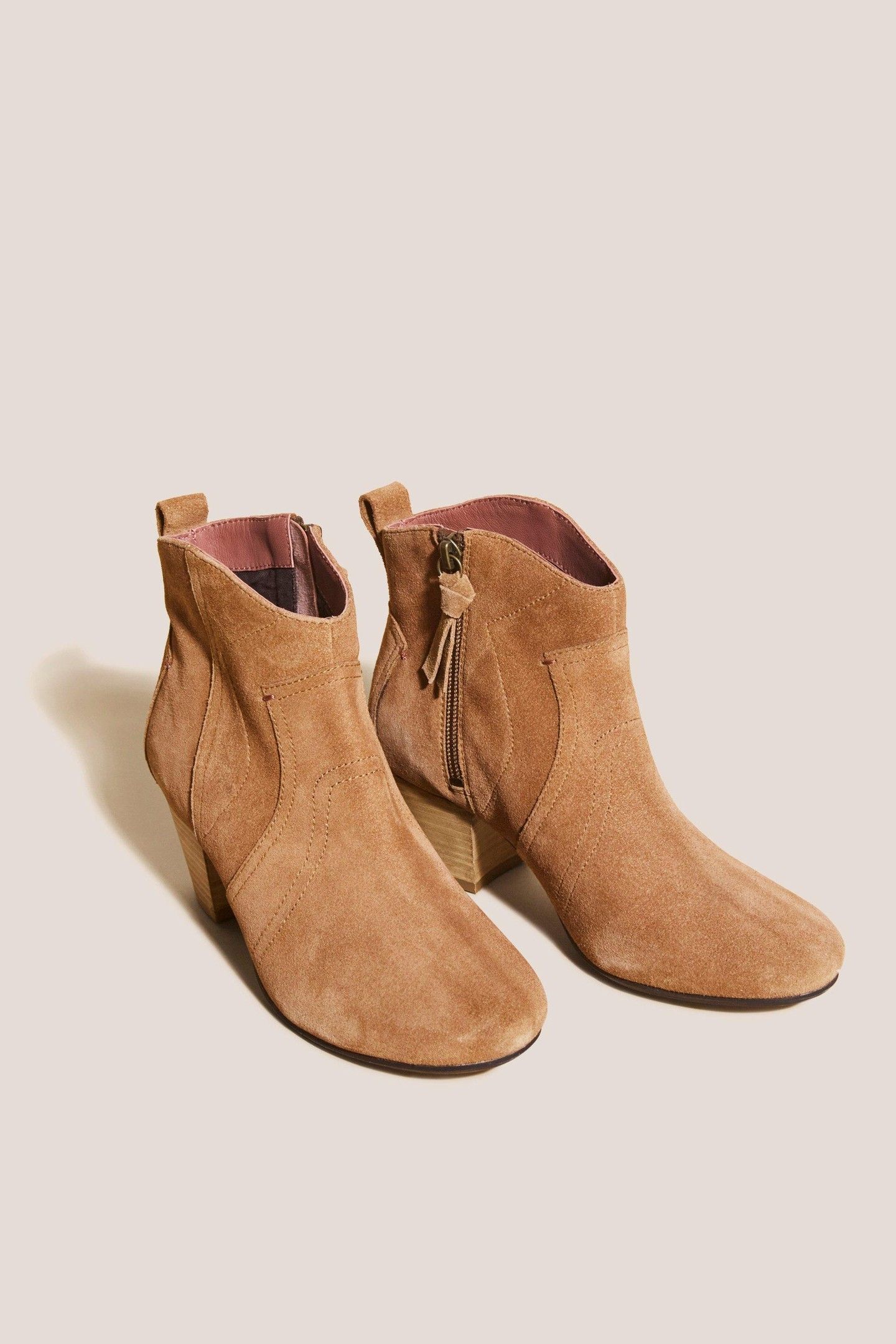WILHELMINA WESTERN BOOT MID TAN 2