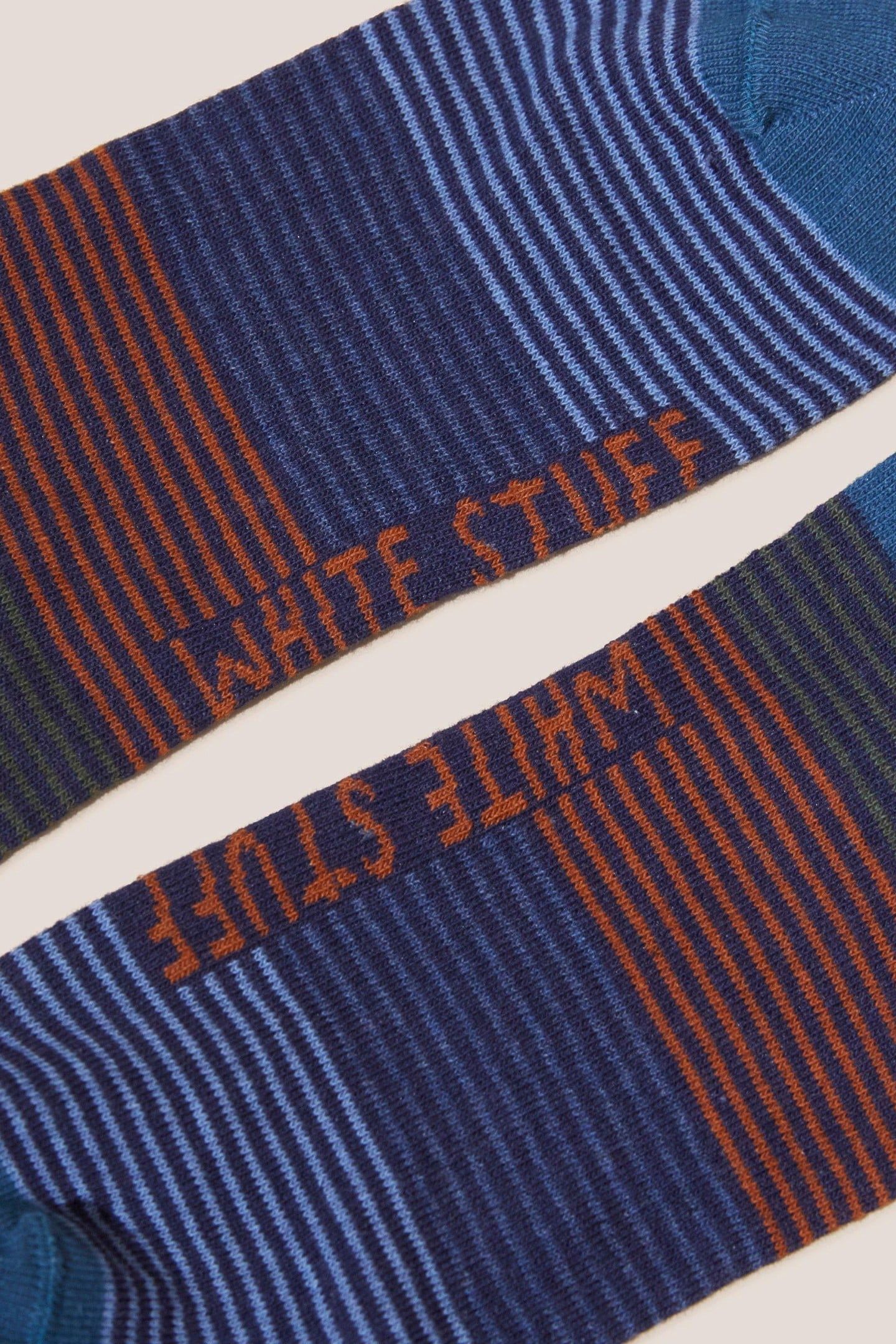 MULTI STRIPE TRAINER SOCKS BLUE MULTI 1