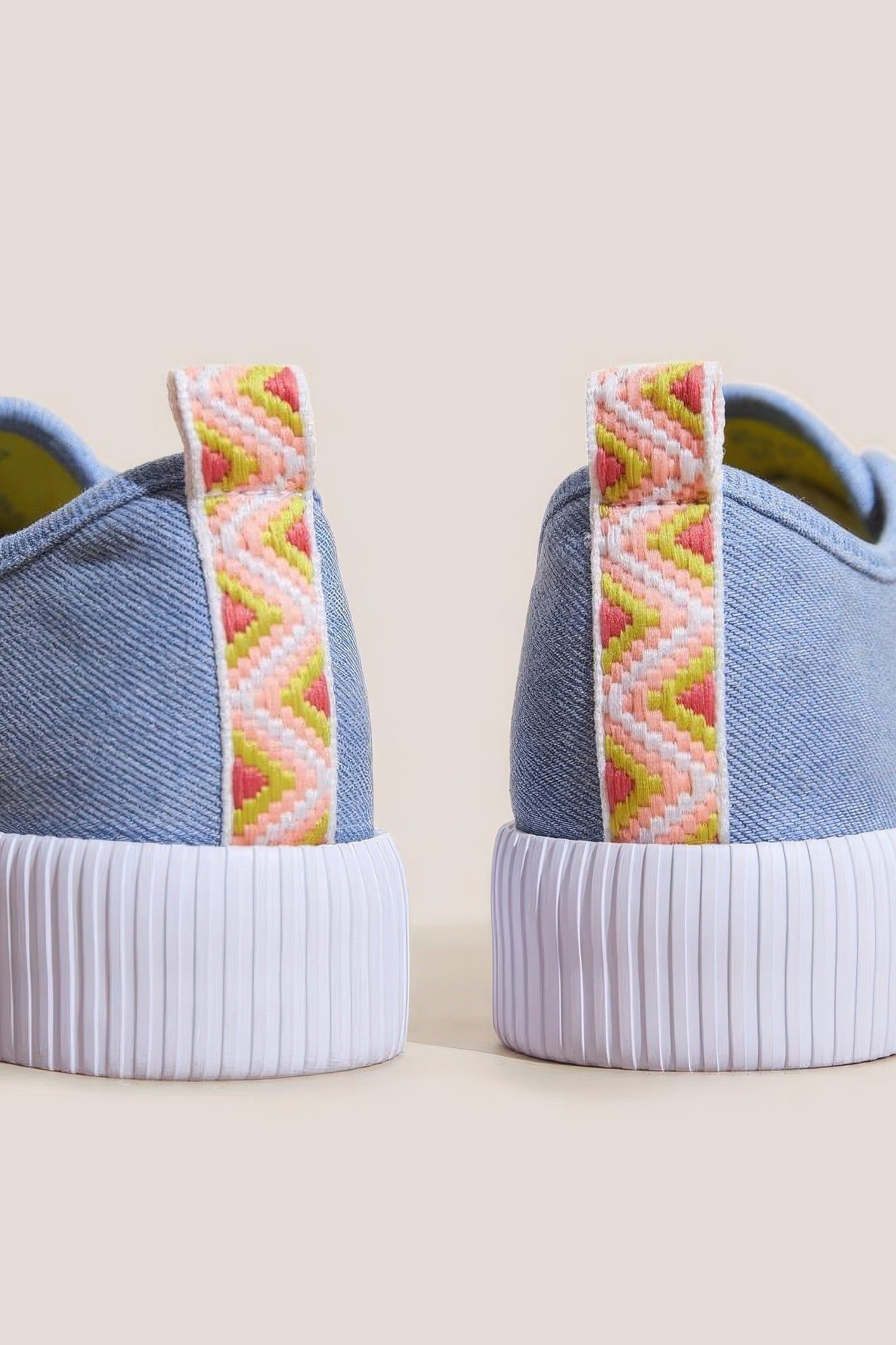 PIPER FLATFORM PLIMSOLL CHAMBRAY BLUE 7