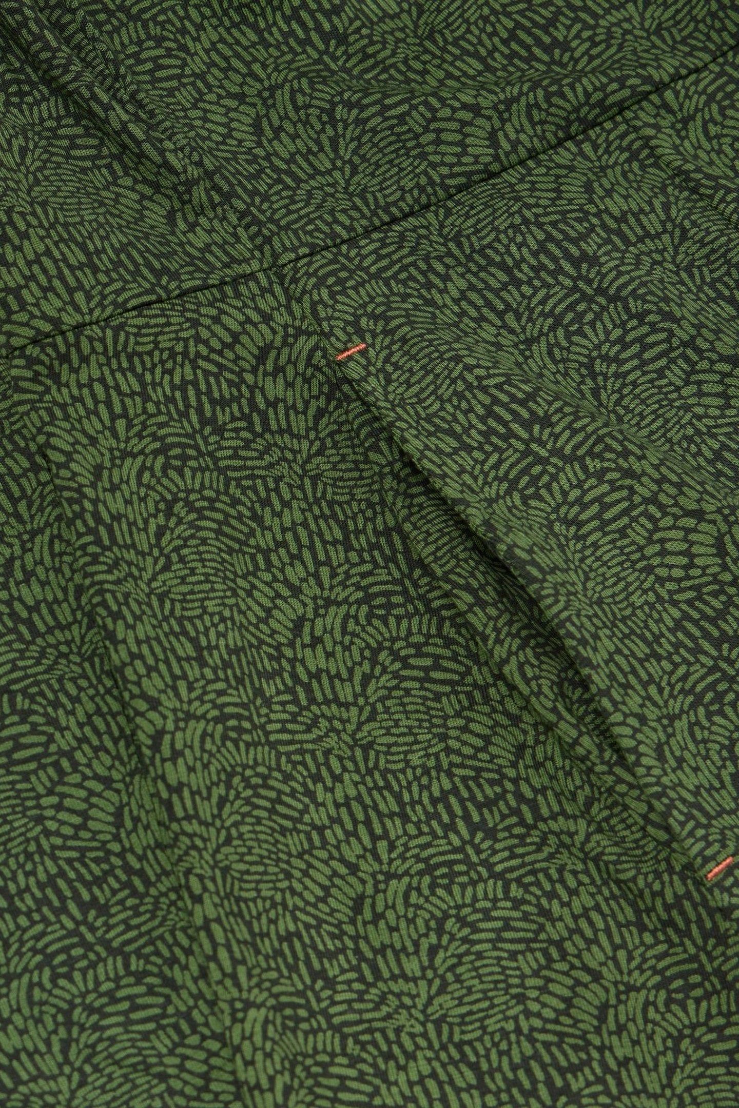 MADELINE JERSEY DRESS GREEN PRINT 4