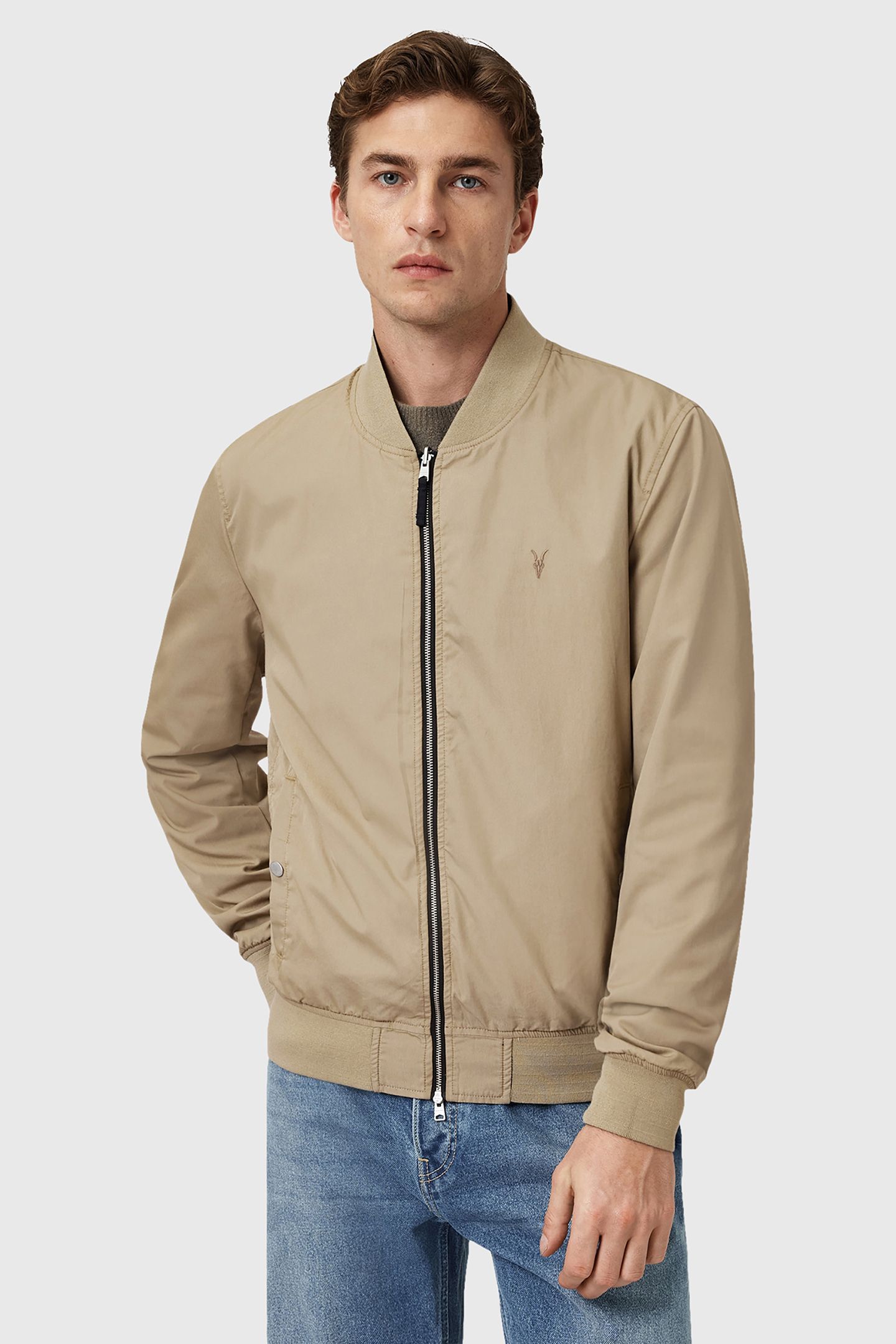 REV BASSETT BOMBER AZULA BLUE/BROWN 1