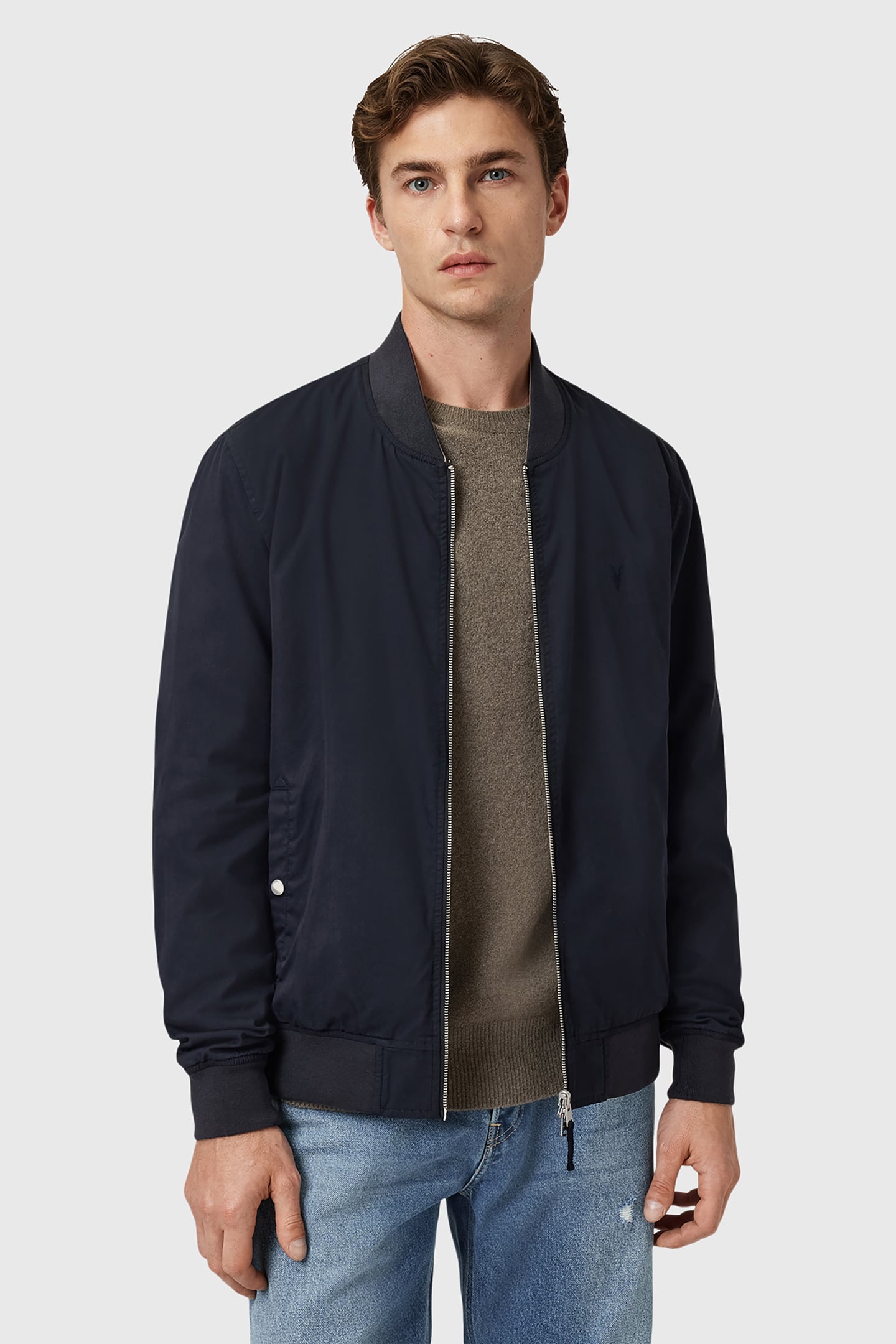 REV BASSETT BOMBER AZULA BLUE/BROWN 2