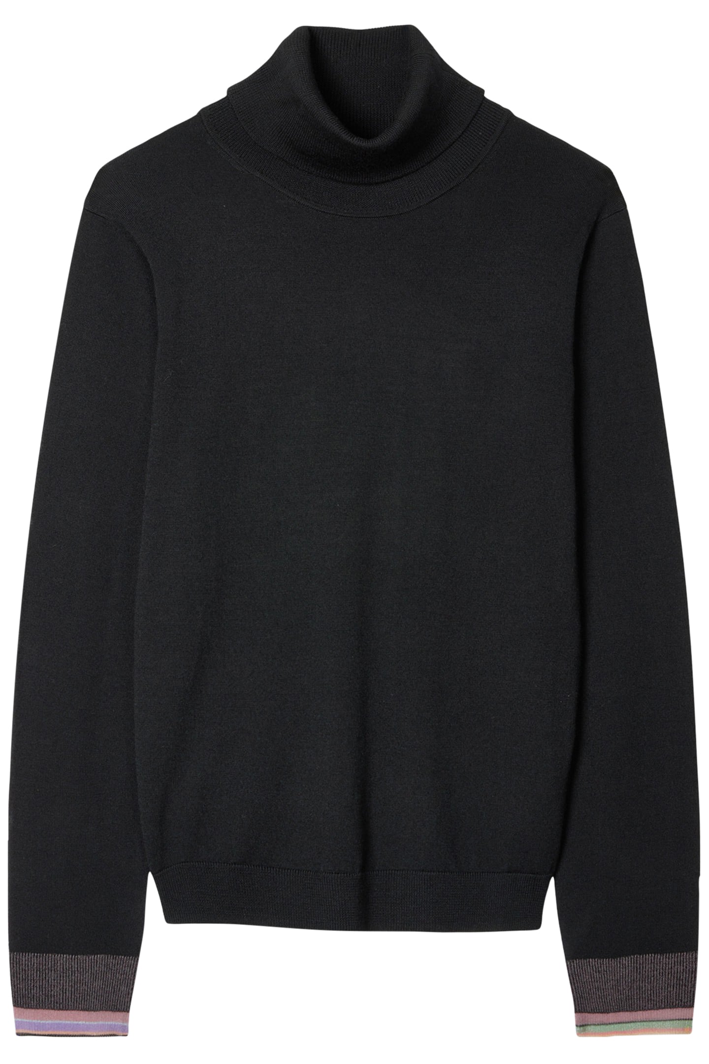 KNITTED SWEATER ROLL NECK BLACK 1