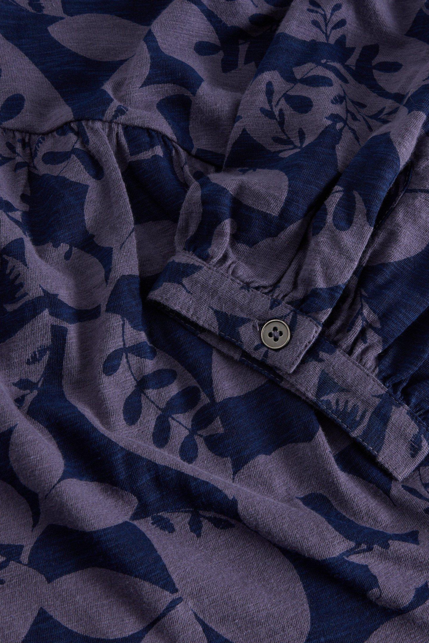 MARLIE JERSEY TUNIC NAVY PRINT 4