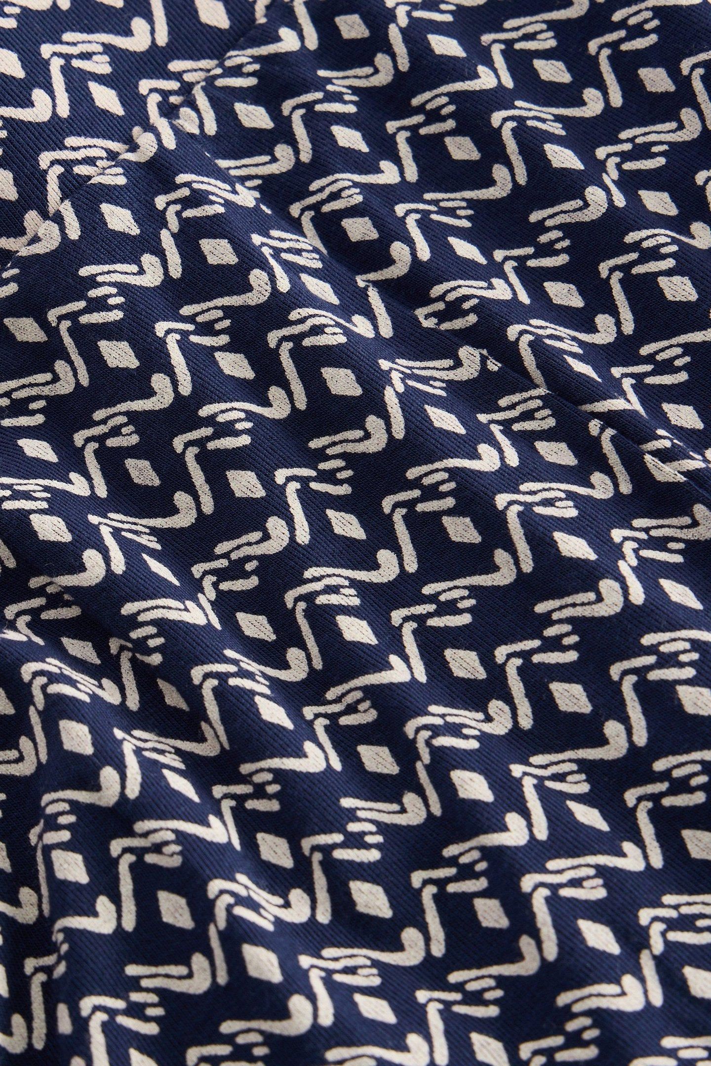 JADA JERSEY MAXI SKIRT NAVY PRINT 4