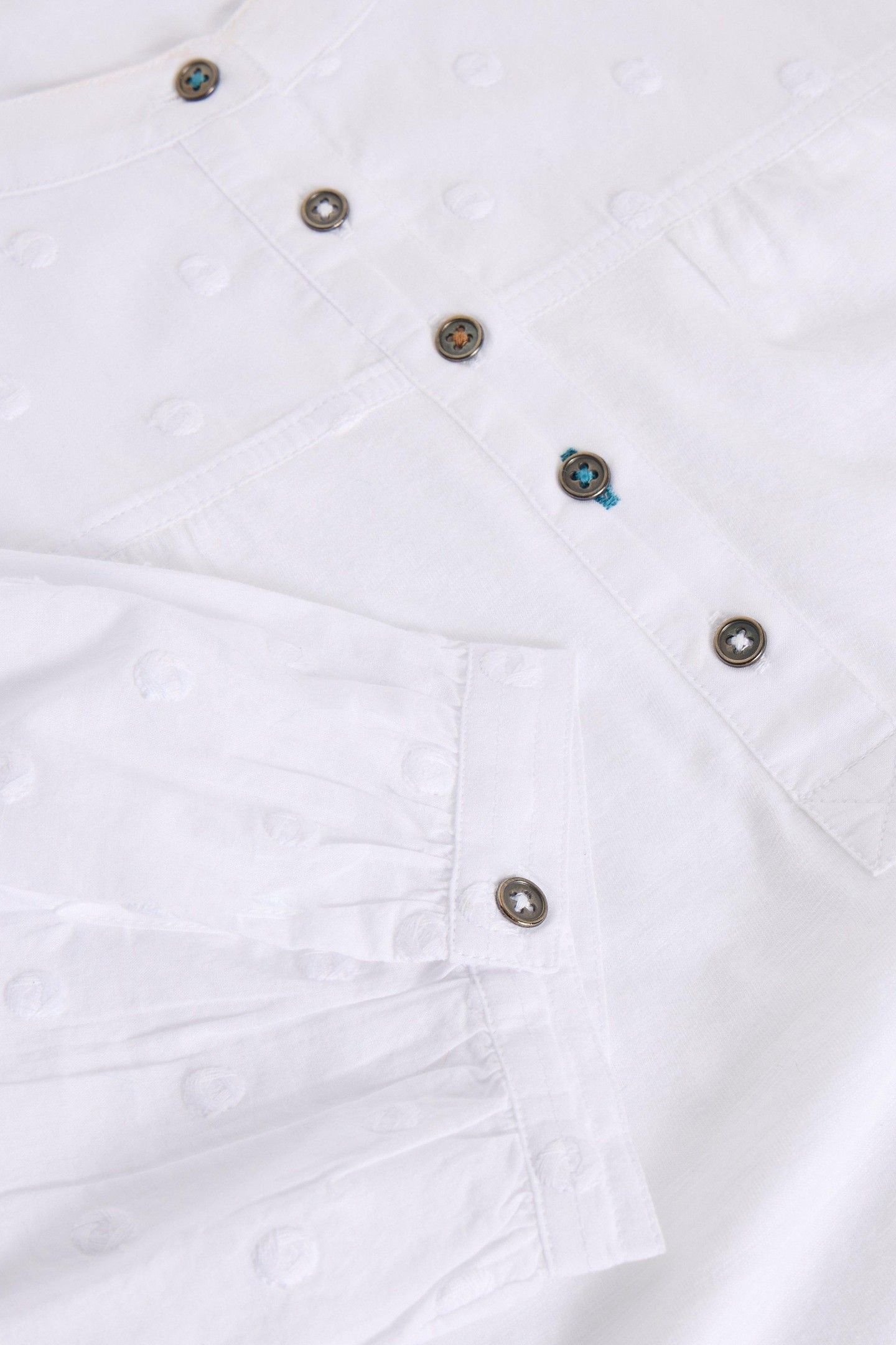 ELISE DOBBY MIX TOP PALE IVORY 4