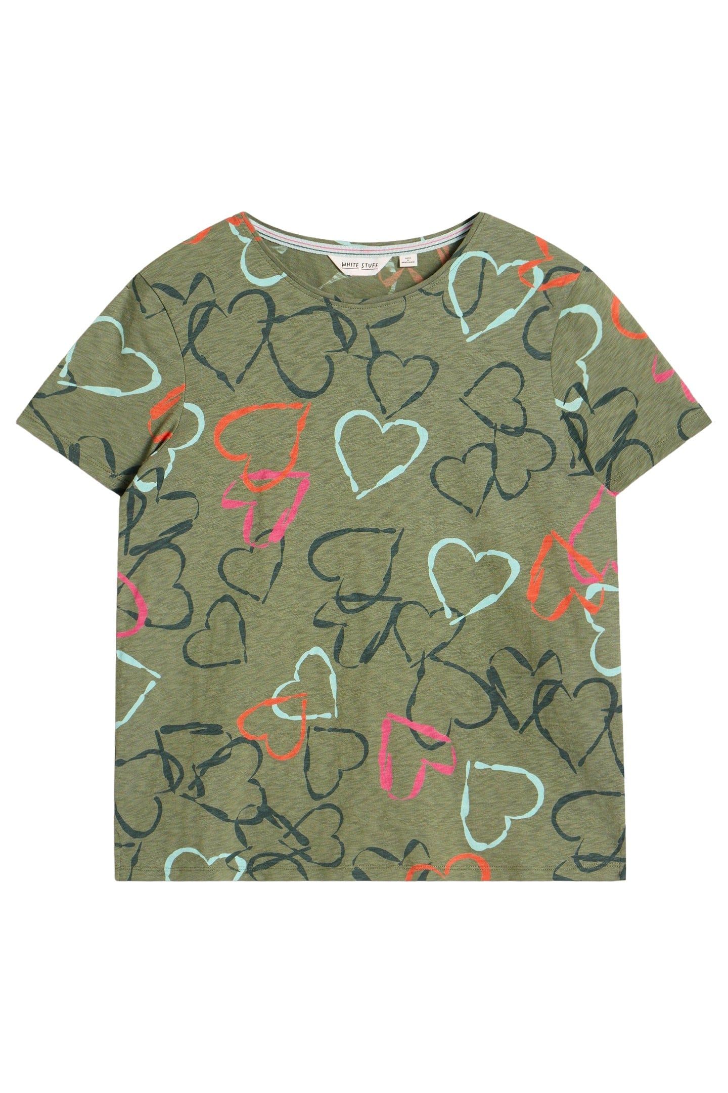 ABBIE TEE GREEN PRINT 3