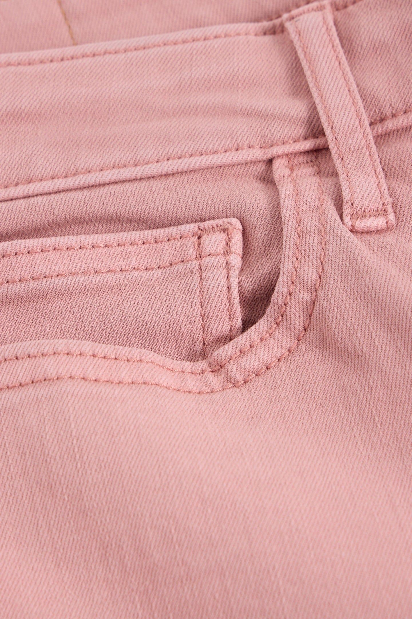 BLAKE STRAIGHT CROP JEAN MID PINK 4