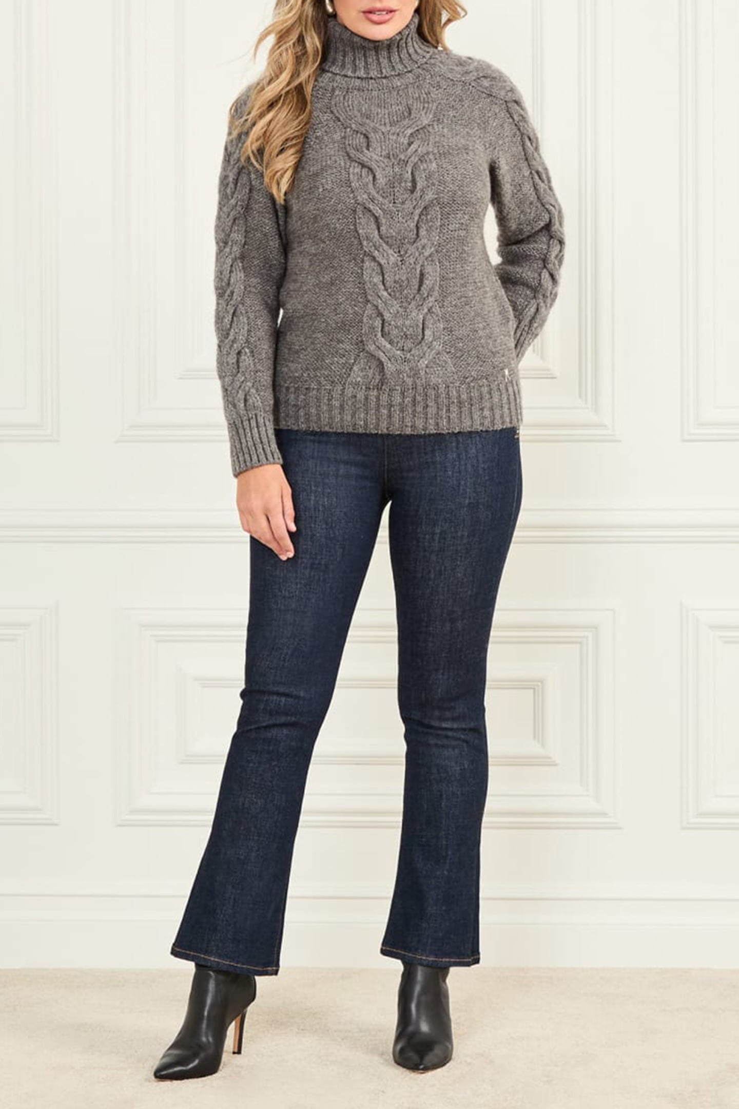 MARCIANO BY GUESS GINNY TN CABLE SWTR DOWNEY HEATHER M96 2