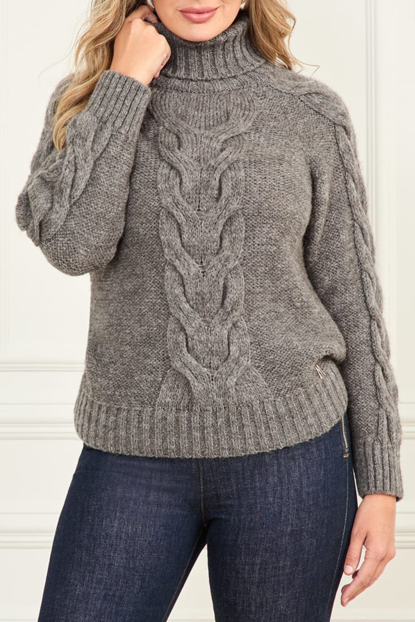 MARCIANO BY GUESS GINNY TN CABLE SWTR DOWNEY HEATHER M96 1